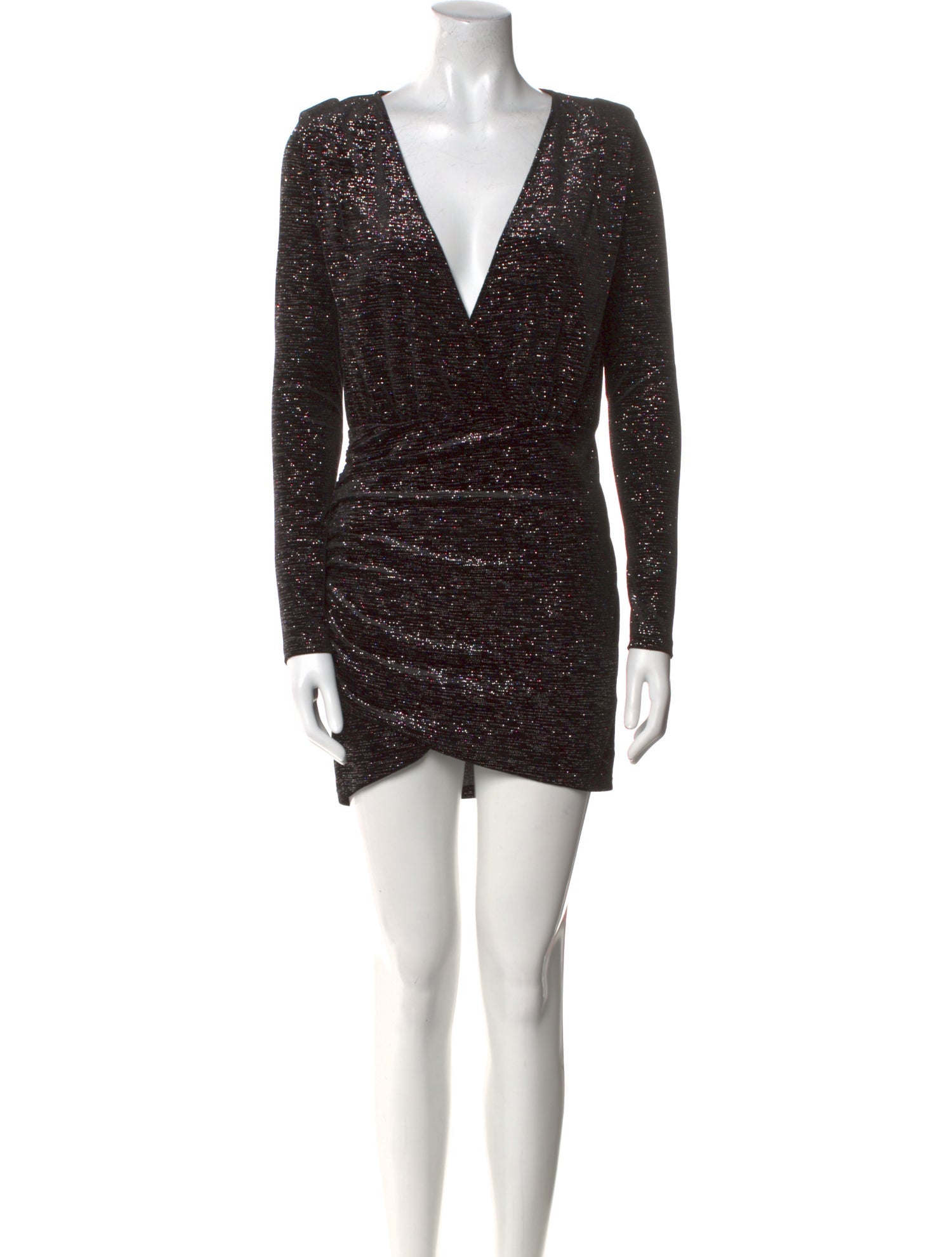 MISA Los Angeles V-Neck Mini Dress