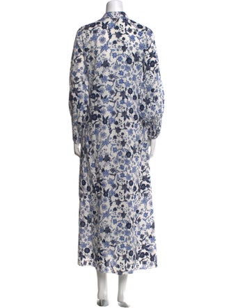 MISA Los Angeles Floral Print Long Dress