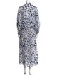 MISA Los Angeles Floral Print Long Dress