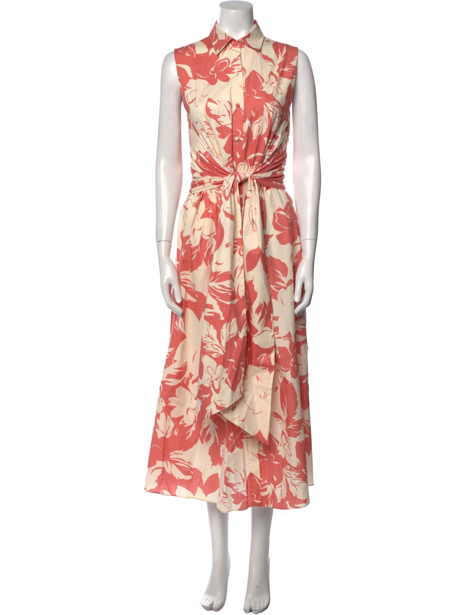 MISA Los Angeles Floral Print Long Dress