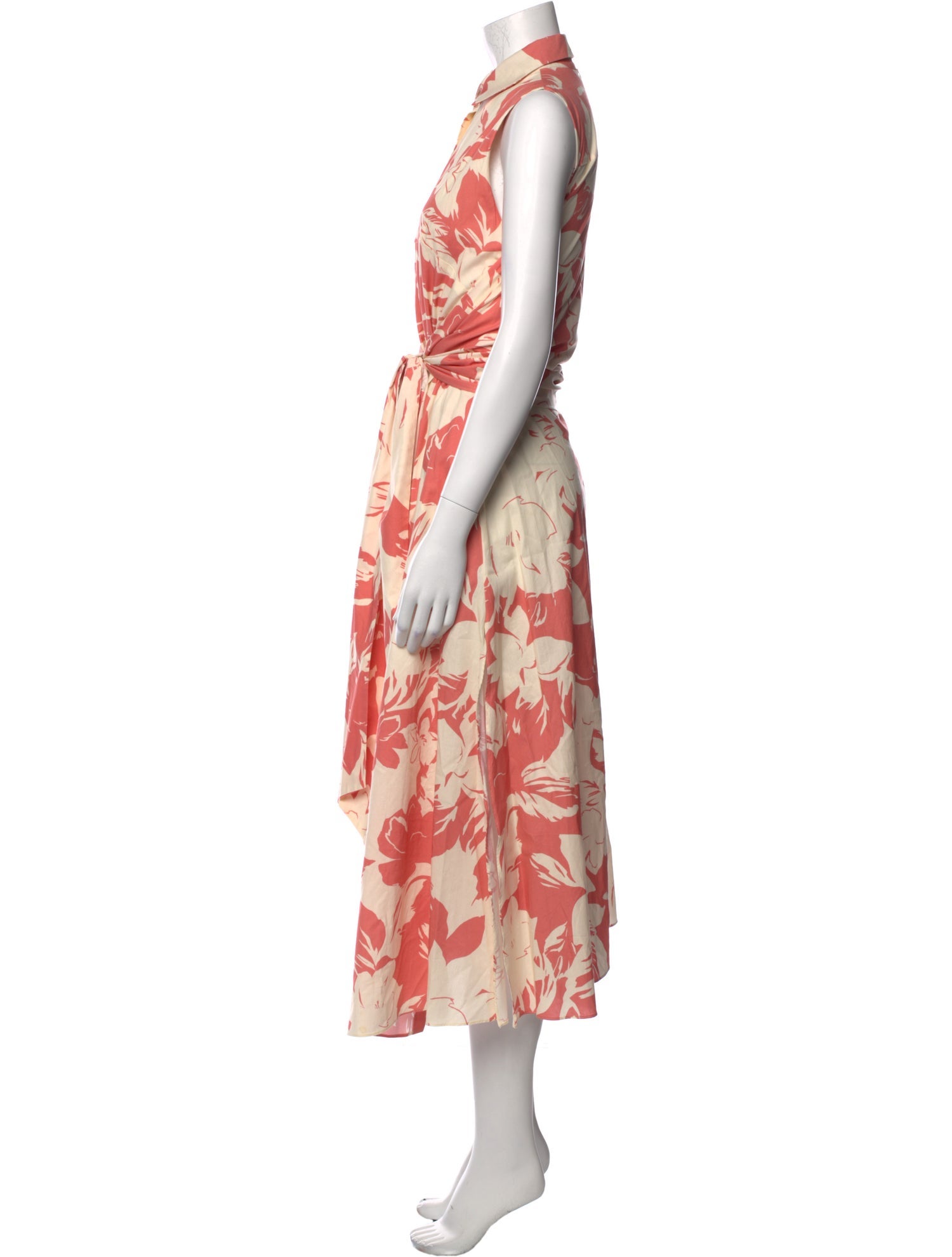 MISA Los Angeles Floral Print Long Dress