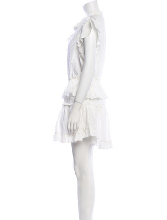 MISA Los Angeles V-Neck Mini Dress