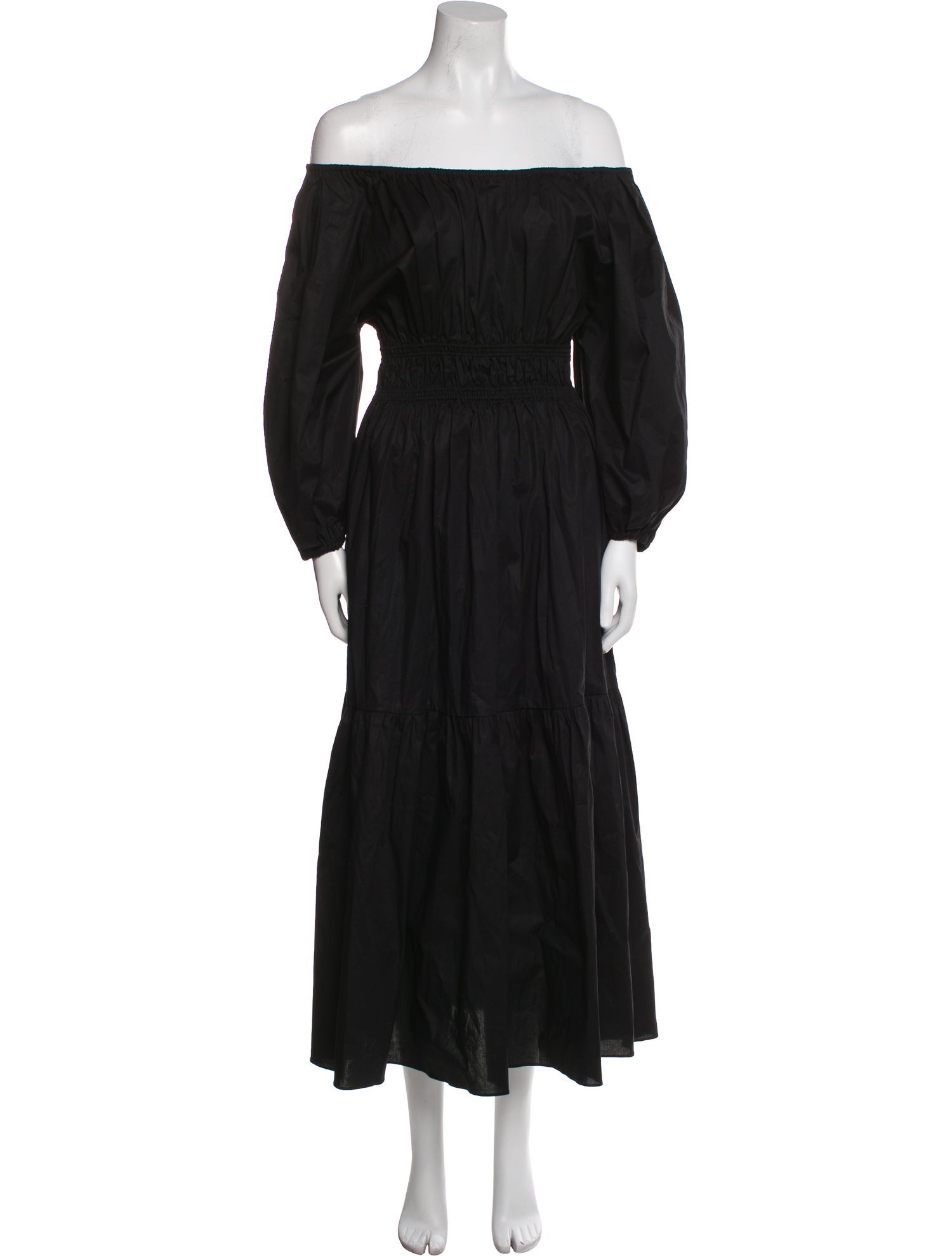 MISA Los Angeles Off-The-Shoulder Long Dress