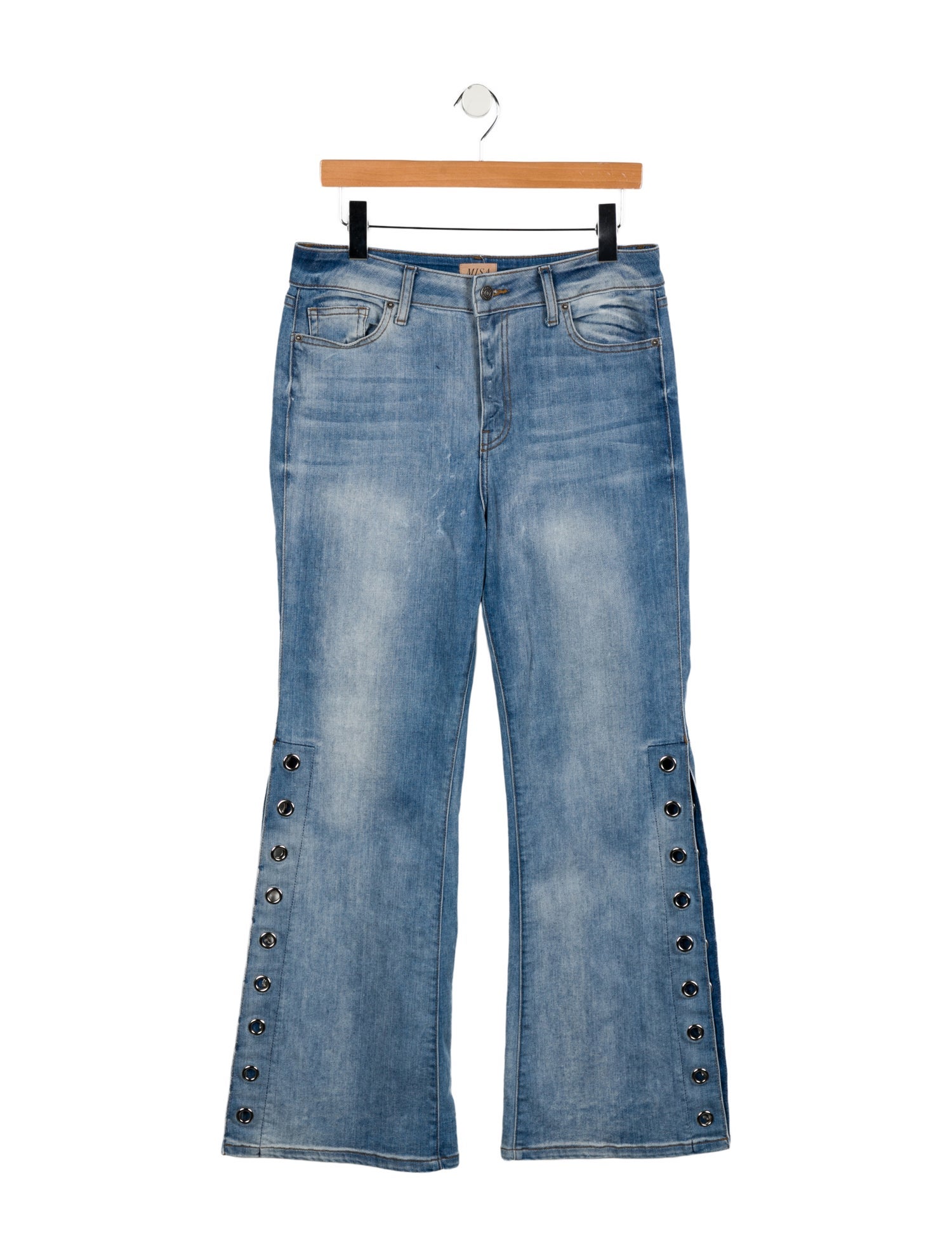 MISA Los Angeles High-Rise Wide Leg Jeans
