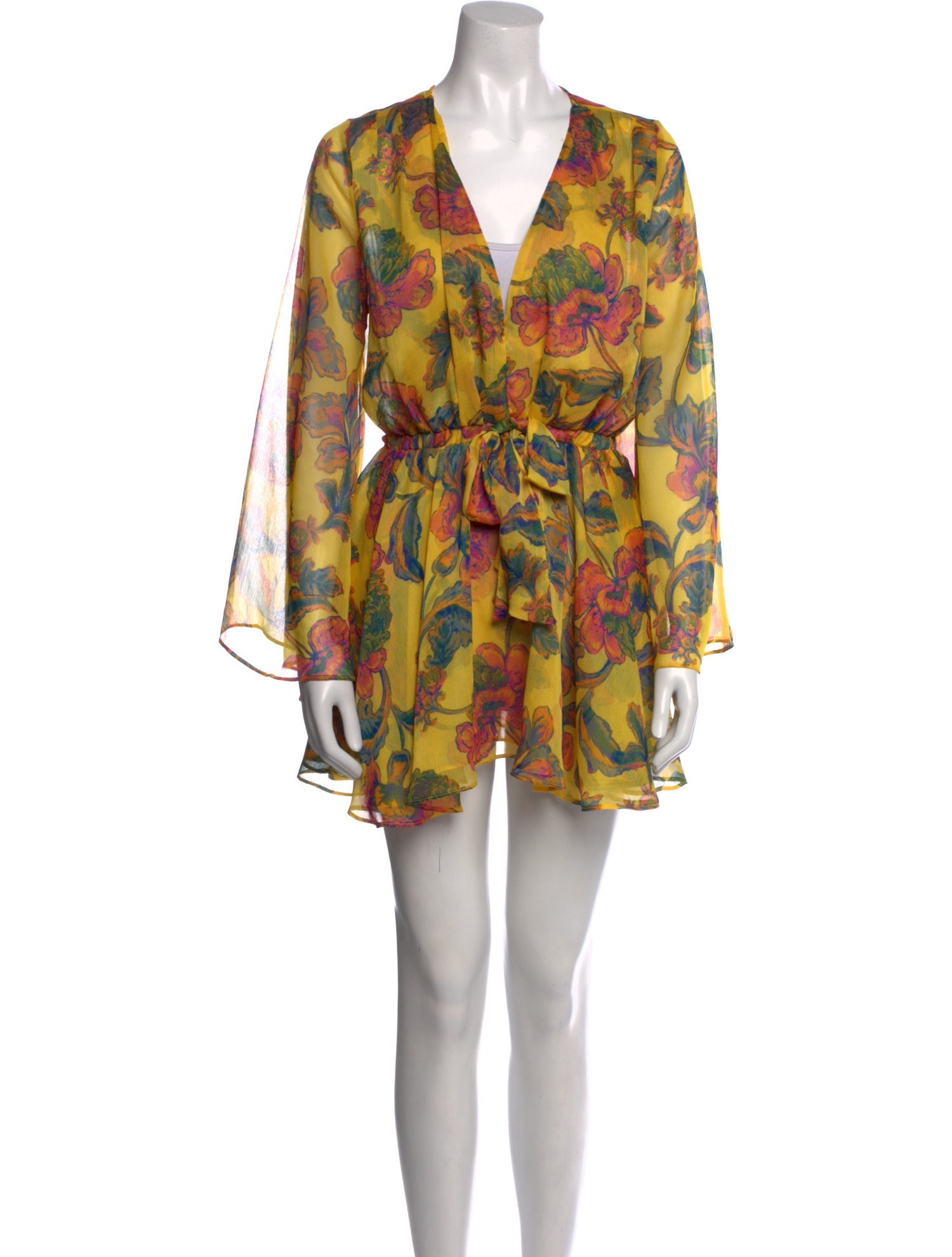 MISA Los Angeles Printed Mini Dress