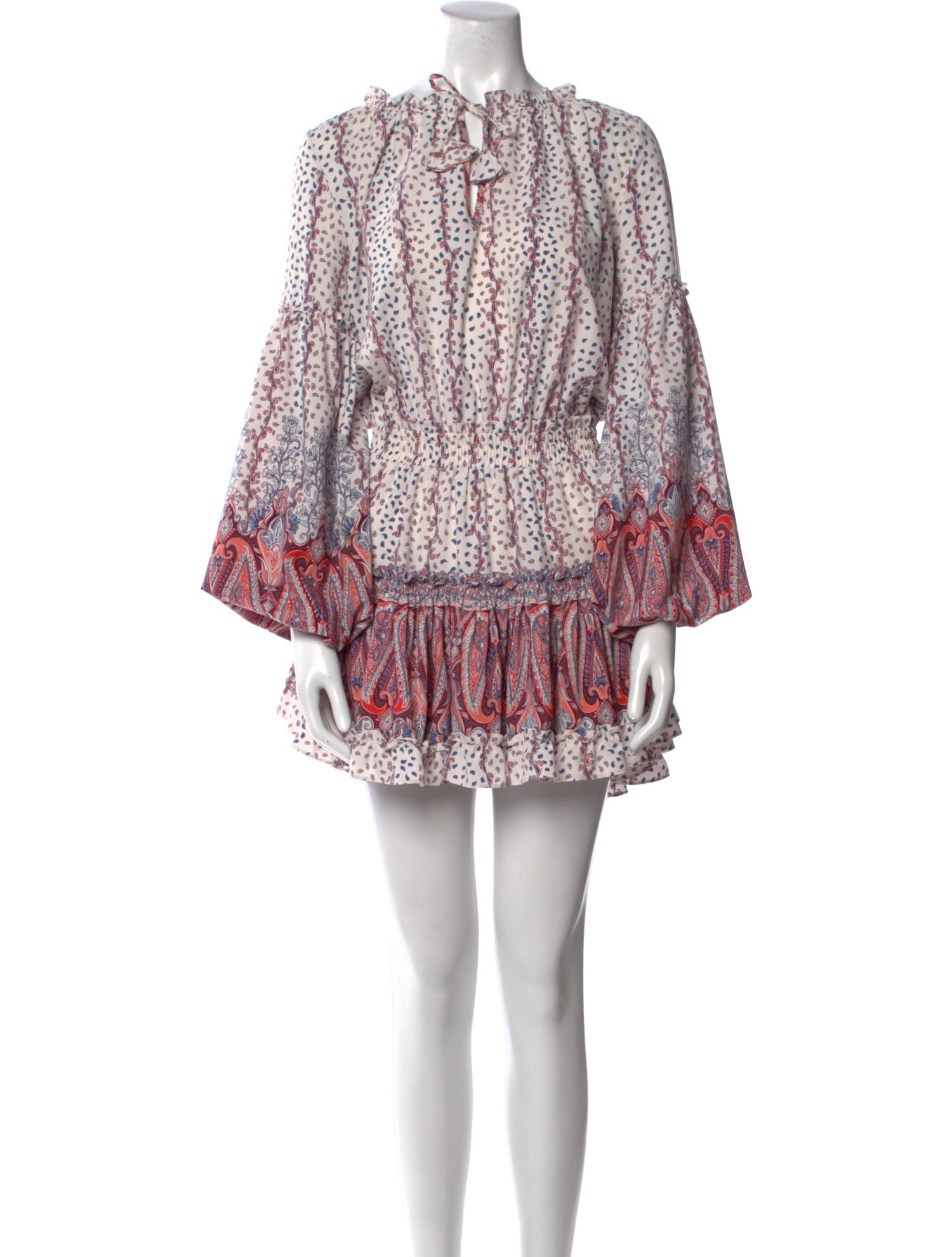 MISA Los Angeles Floral Print Mini Dress