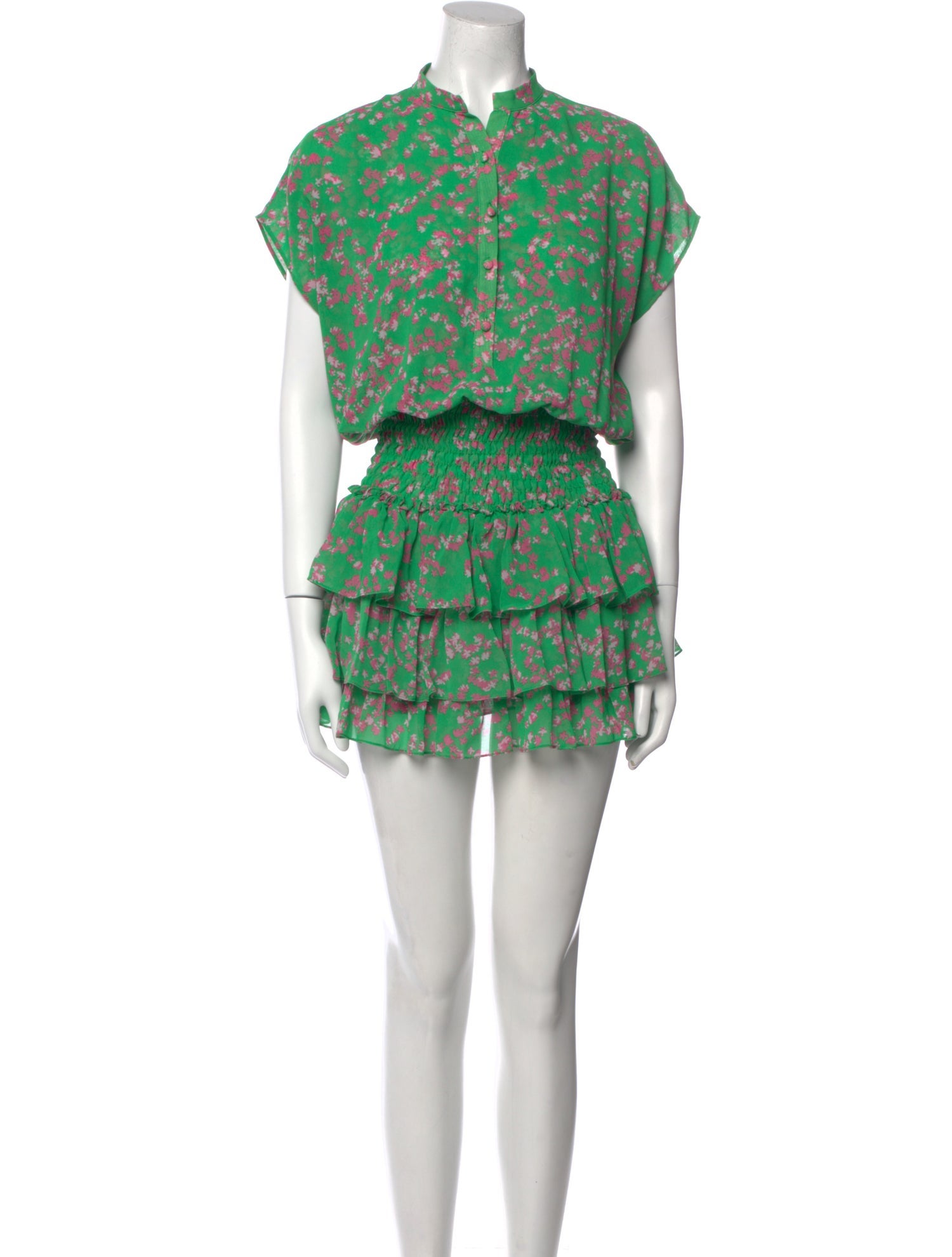 MISA Los Angeles Printed Mini Dress