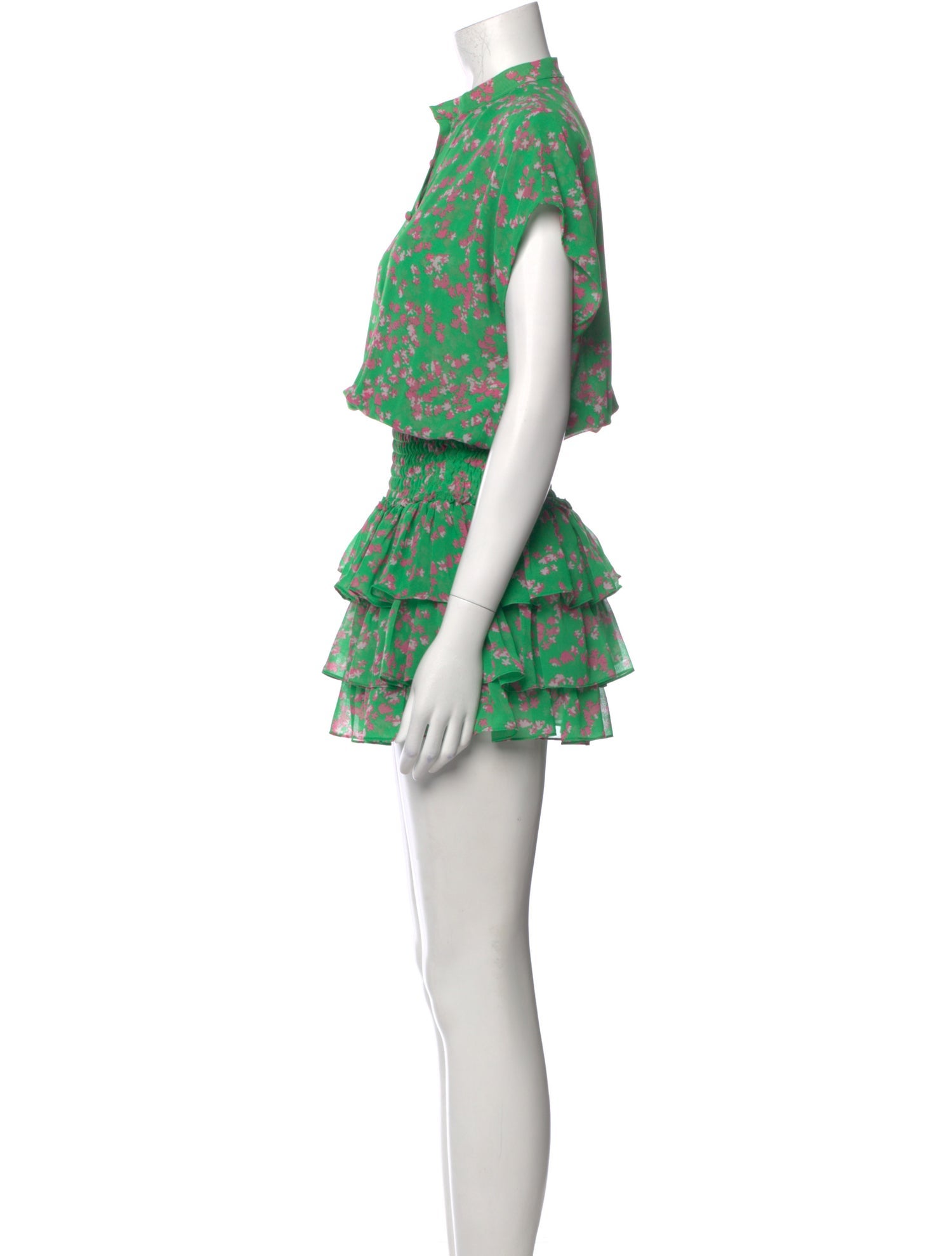 MISA Los Angeles Printed Mini Dress