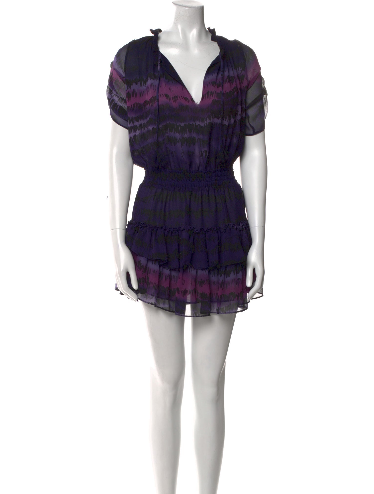 MISA Los Angeles Printed Mini Dress