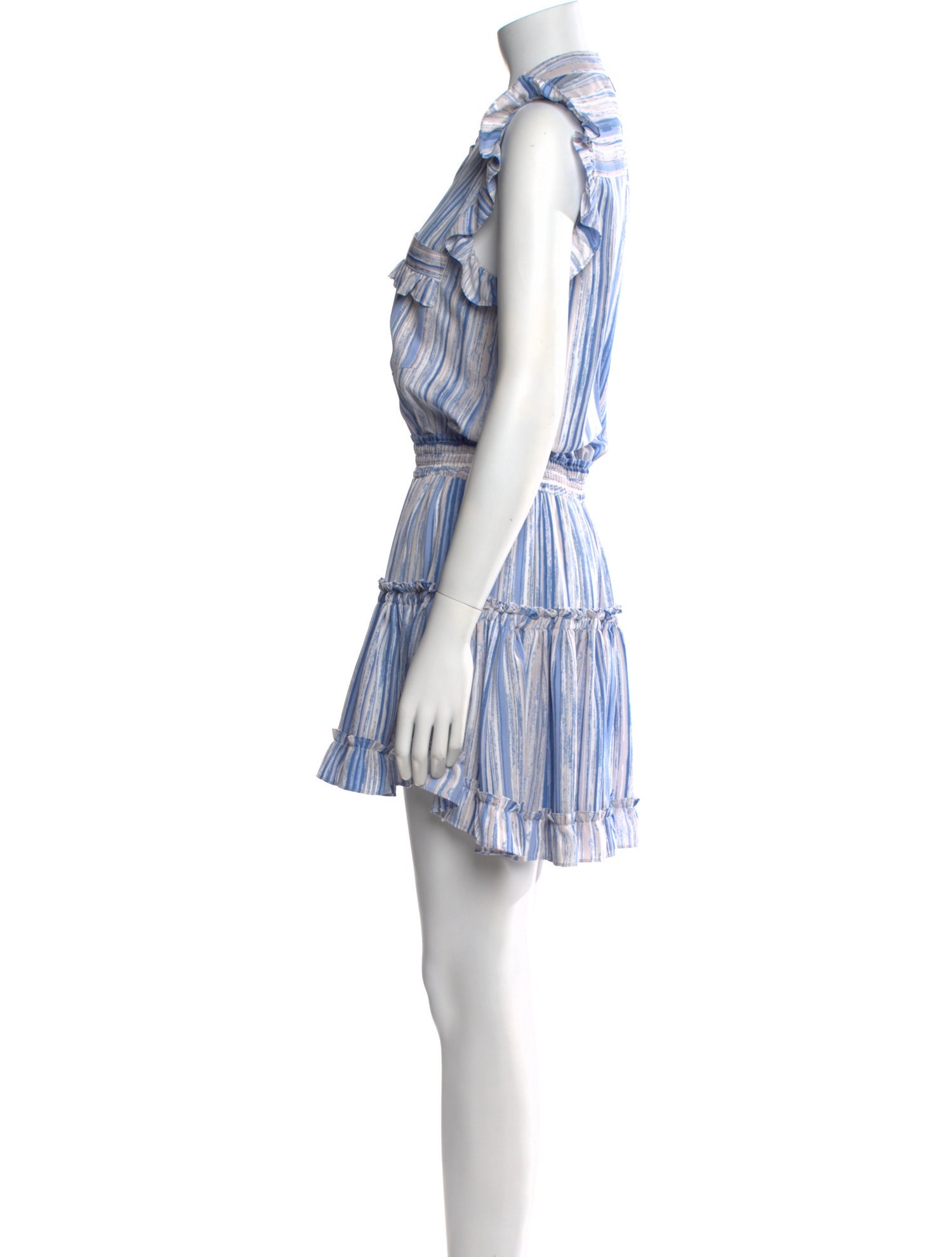 MISA Los Angeles Striped Mini Dress