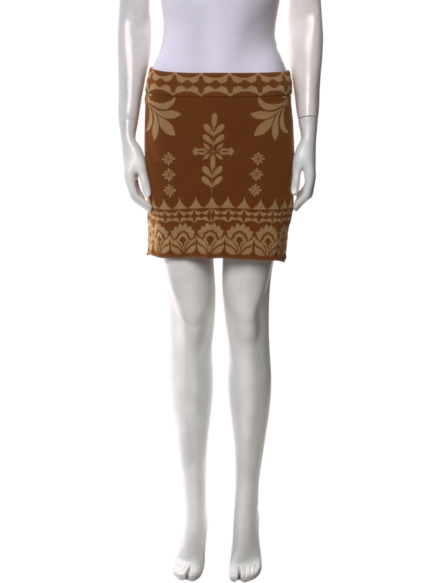 MISA Los Angeles Printed Mini Skirt