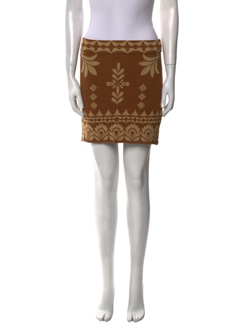 MISA Los Angeles Printed Mini Skirt