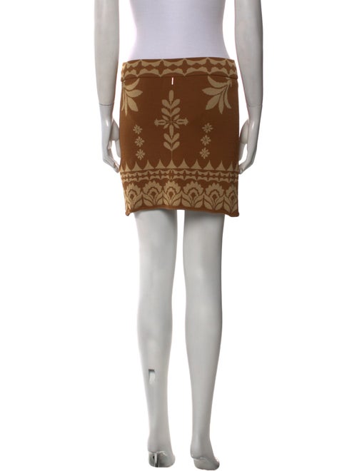 MISA Los Angeles Printed Mini Skirt