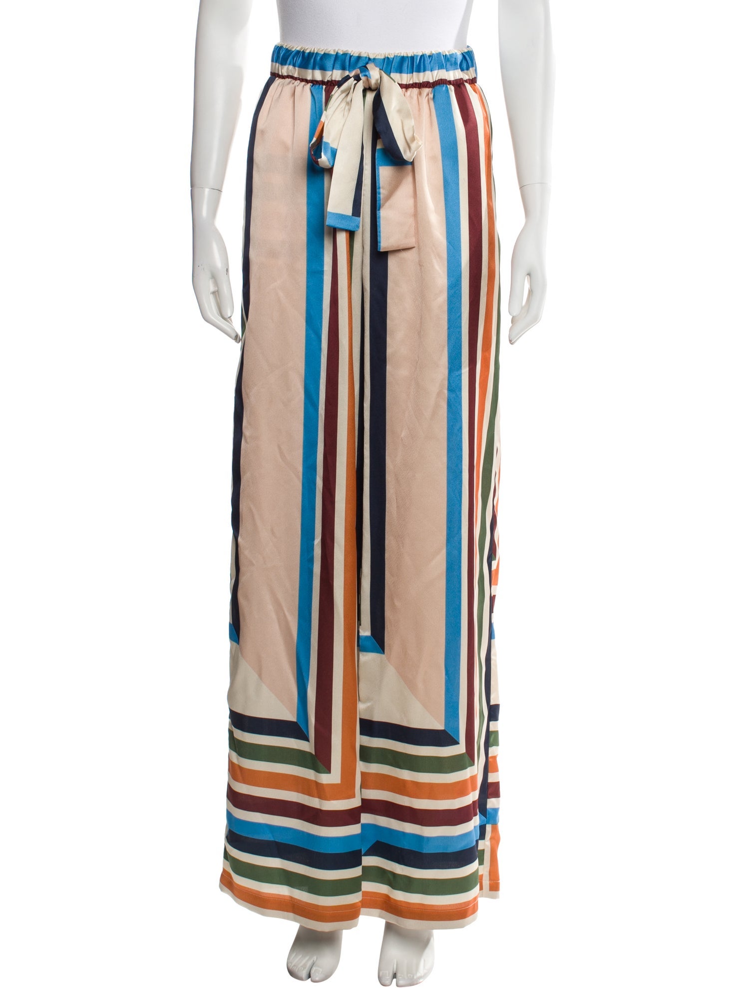 MISA Los Angeles Striped Wide Leg Pants