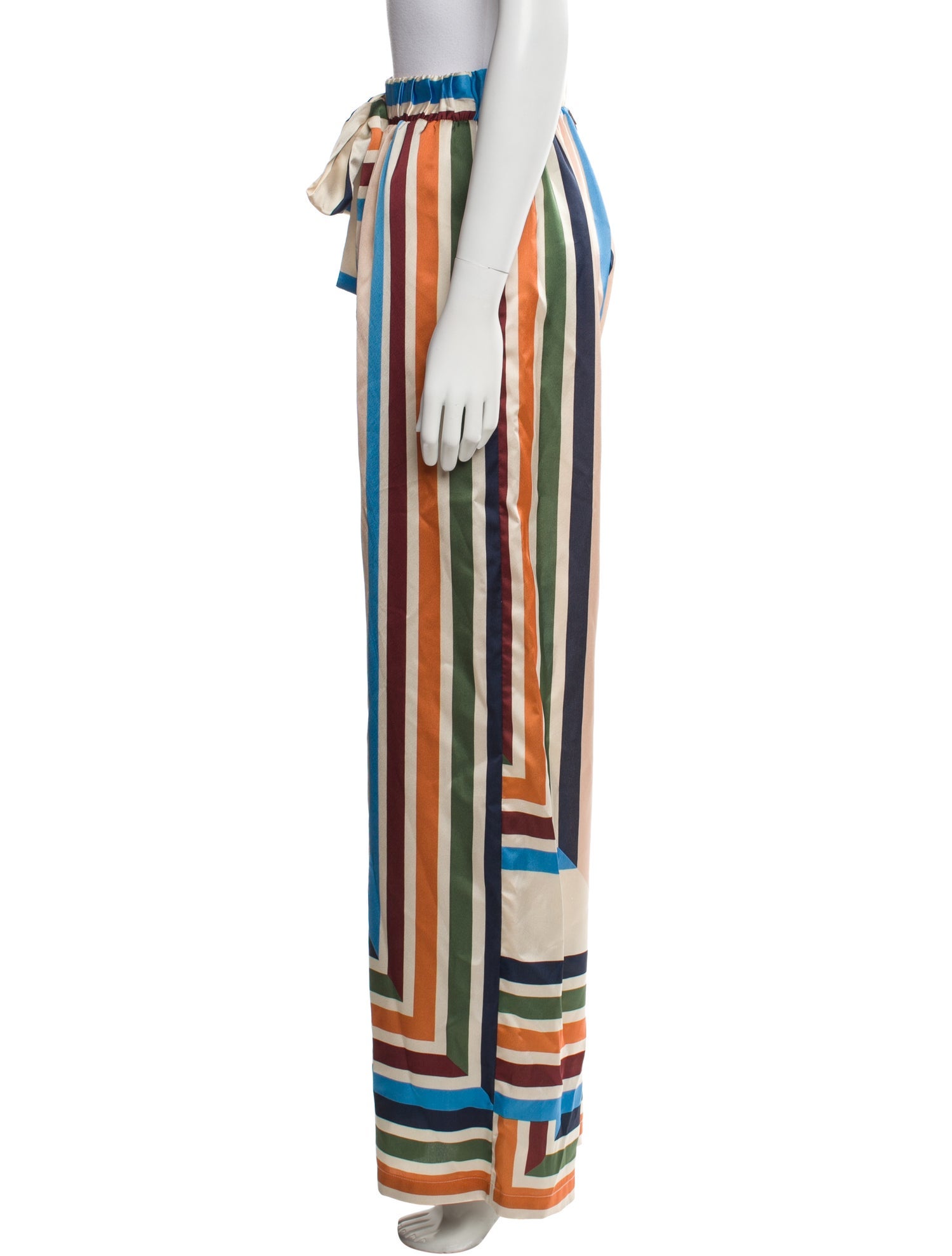 MISA Los Angeles Striped Wide Leg Pants