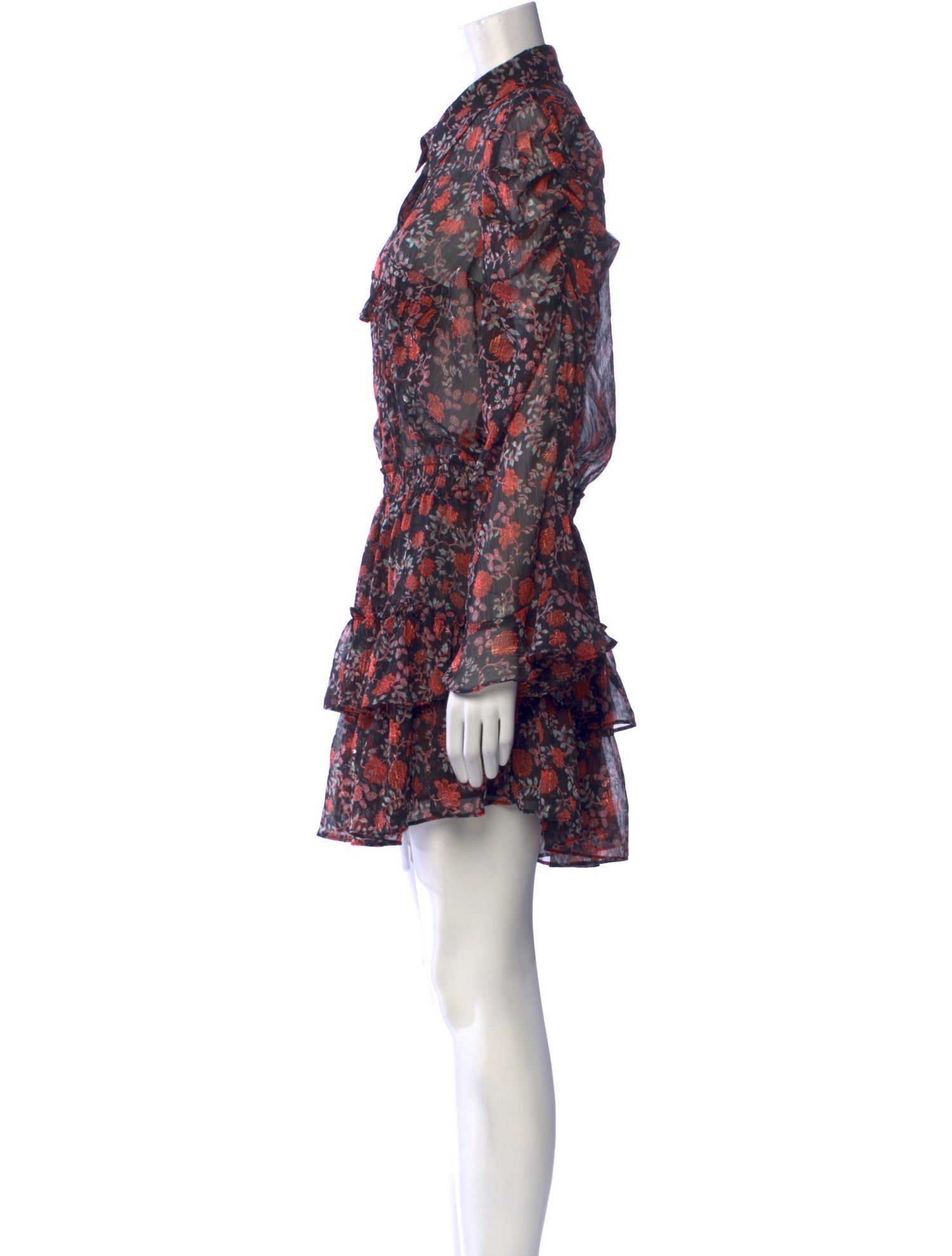 MISA Los Angeles Floral Print Mini Dress w/ Tags