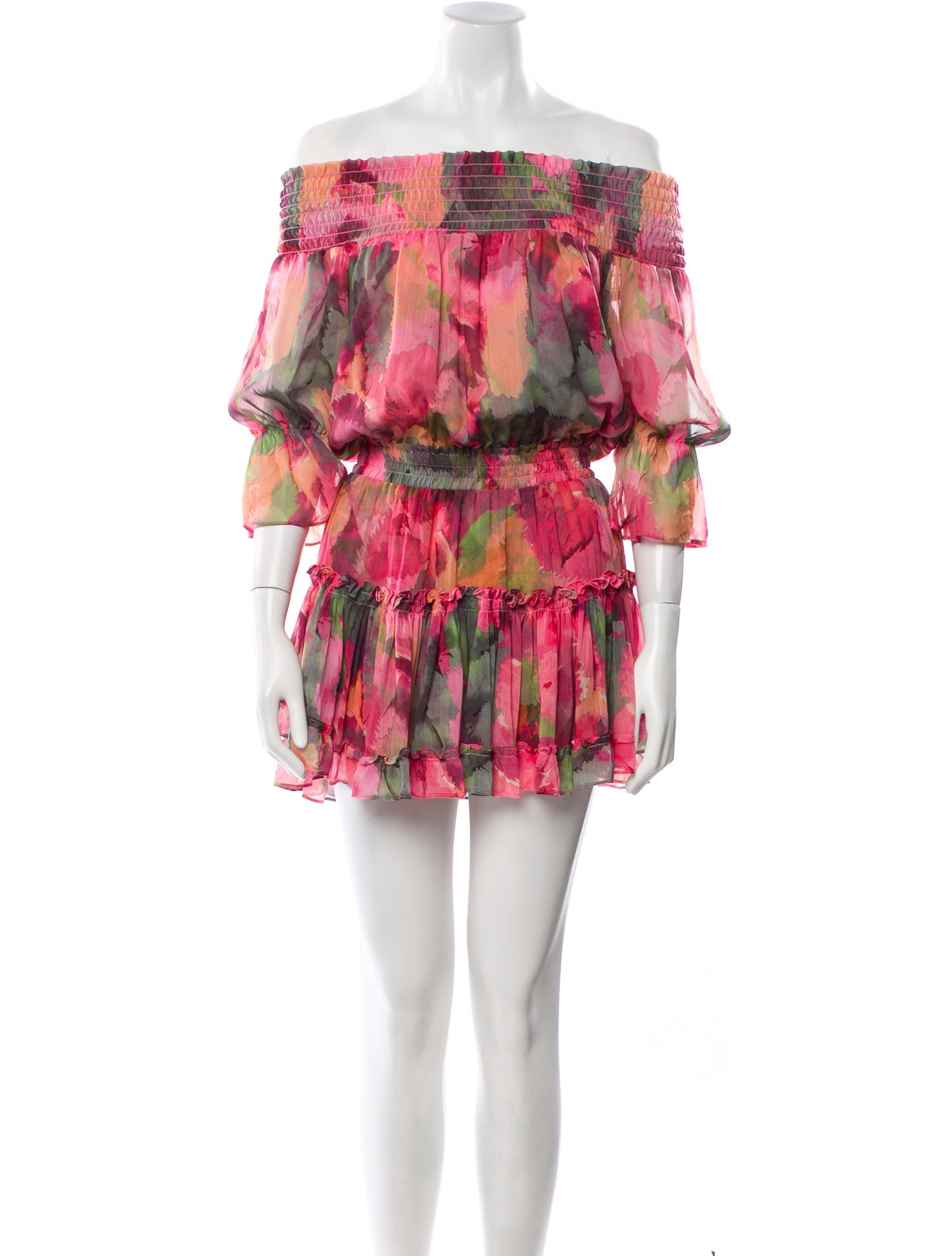 MISA Los Angeles Printed Mini Dress