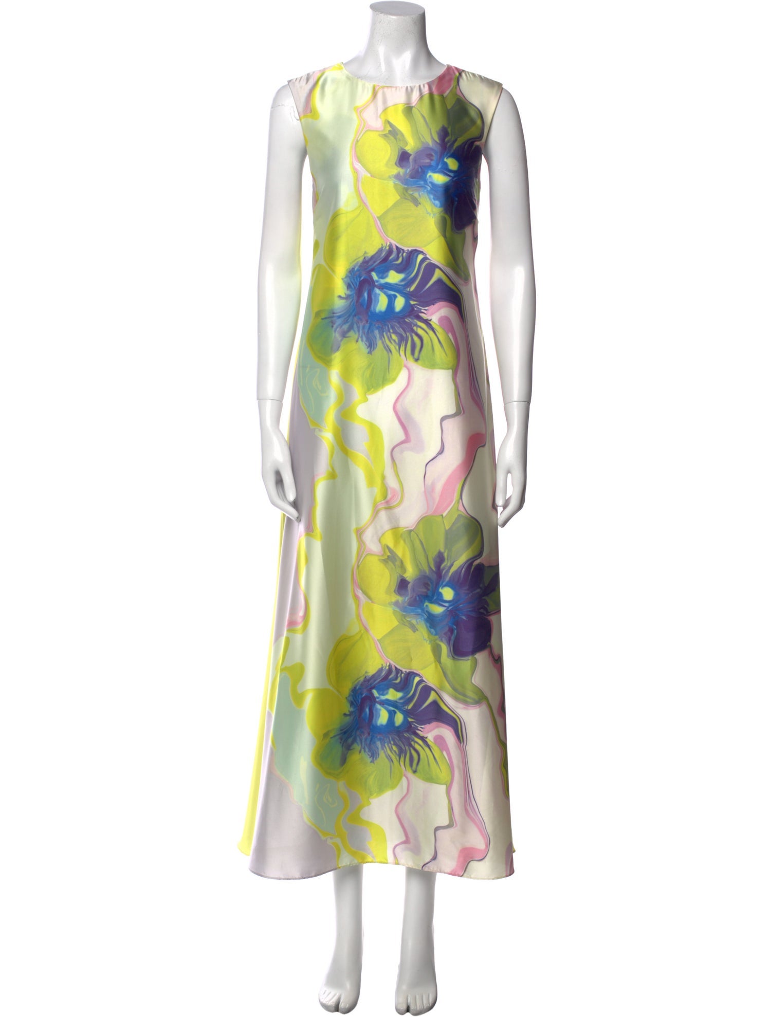 MISA Los Angeles Printed Long Dress w/ Tags