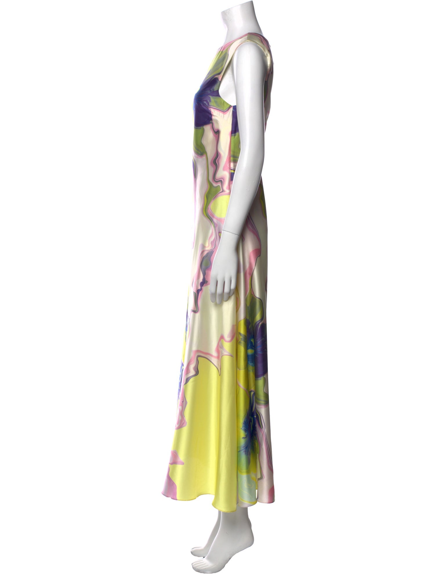 MISA Los Angeles Printed Long Dress w/ Tags