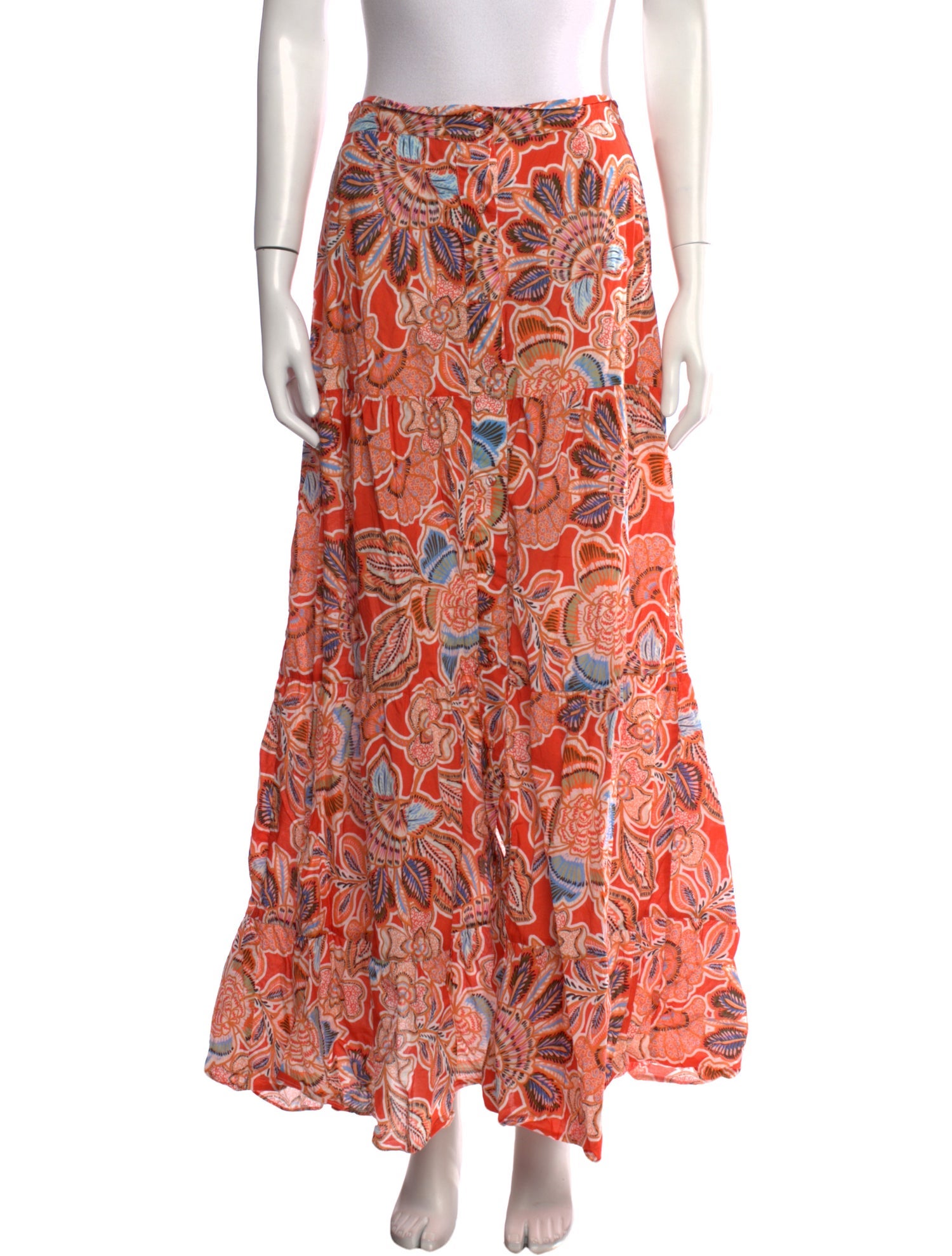 MISA Los Angeles Printed Long Skirt