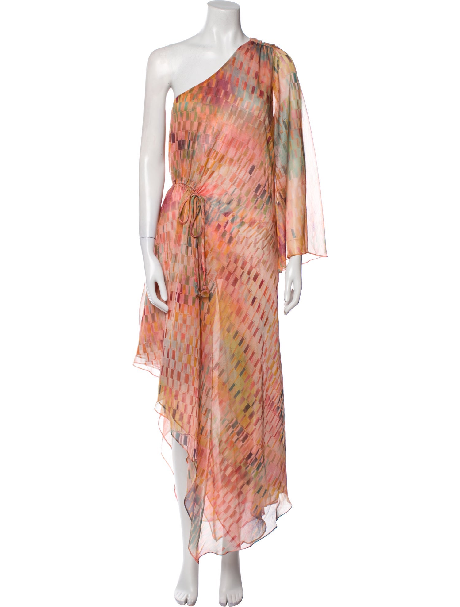MISA Los Angeles Printed Long Dress w/ Tags