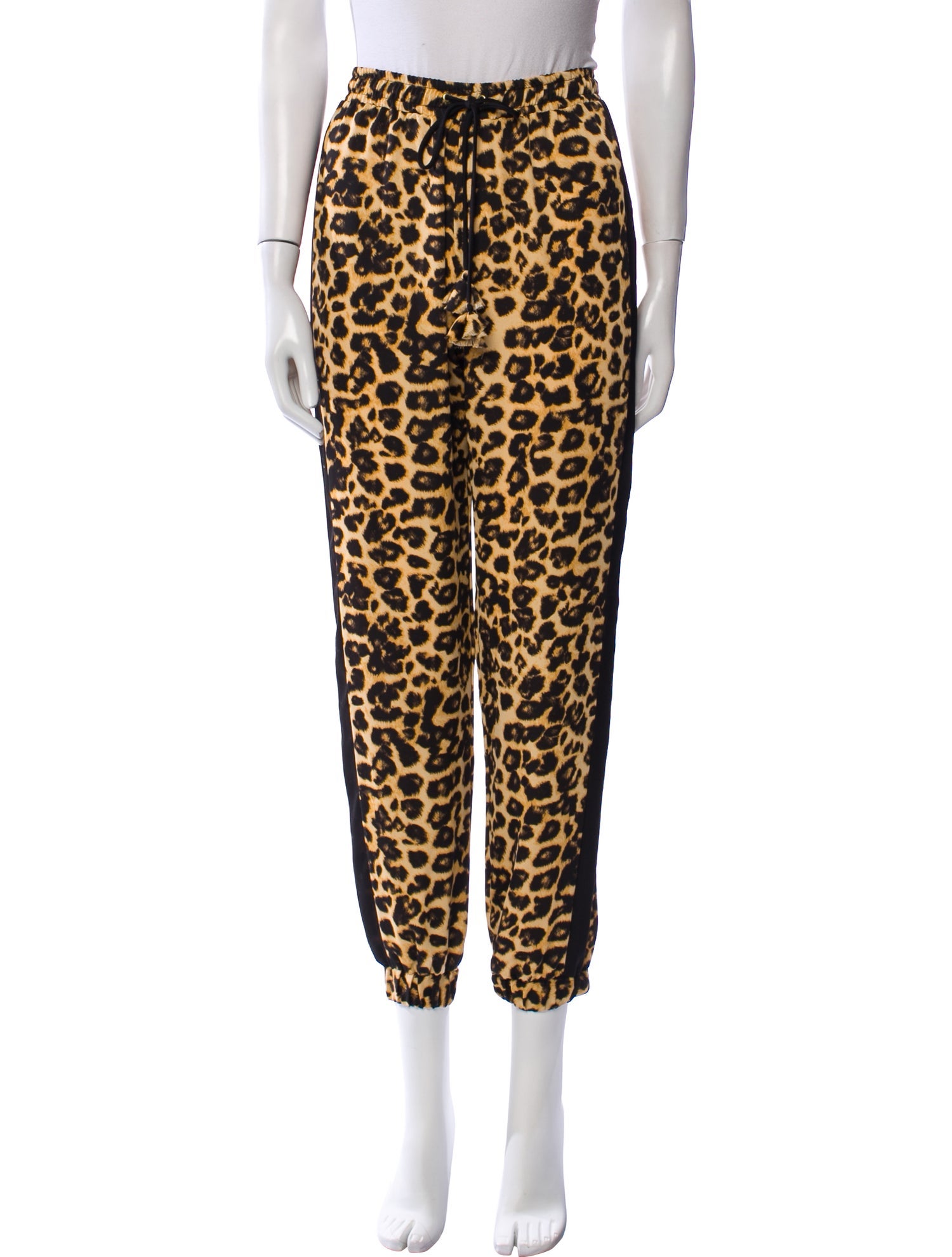 MISA Los Angeles Animal Print Straight Leg Pants