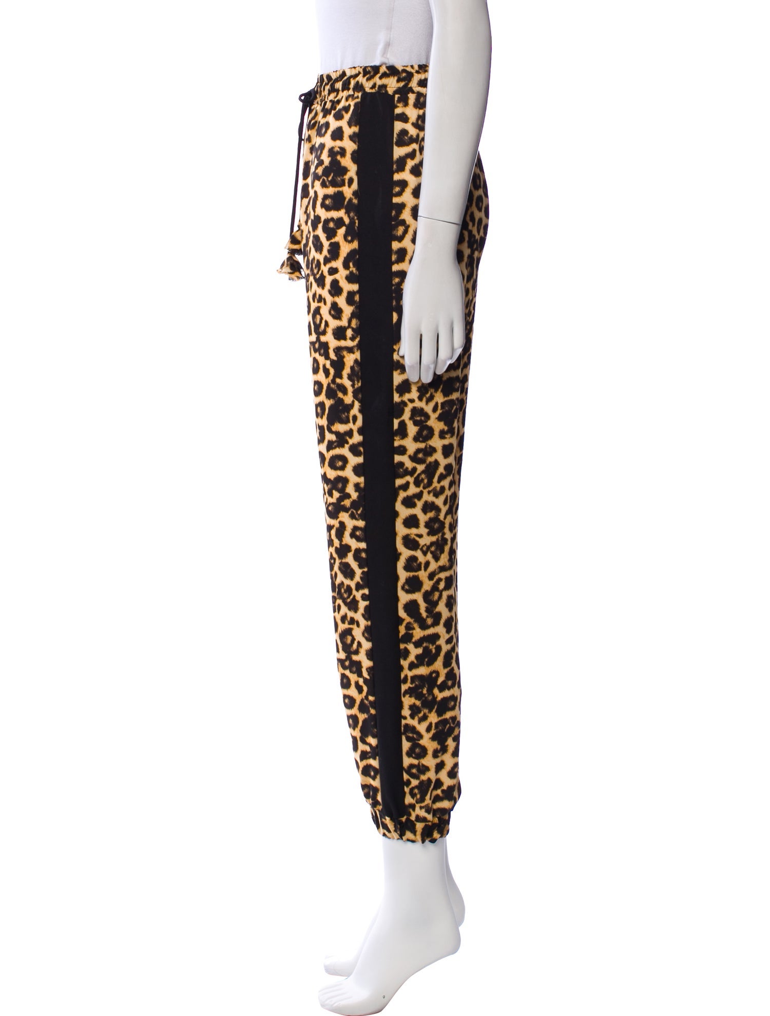 MISA Los Angeles Animal Print Straight Leg Pants