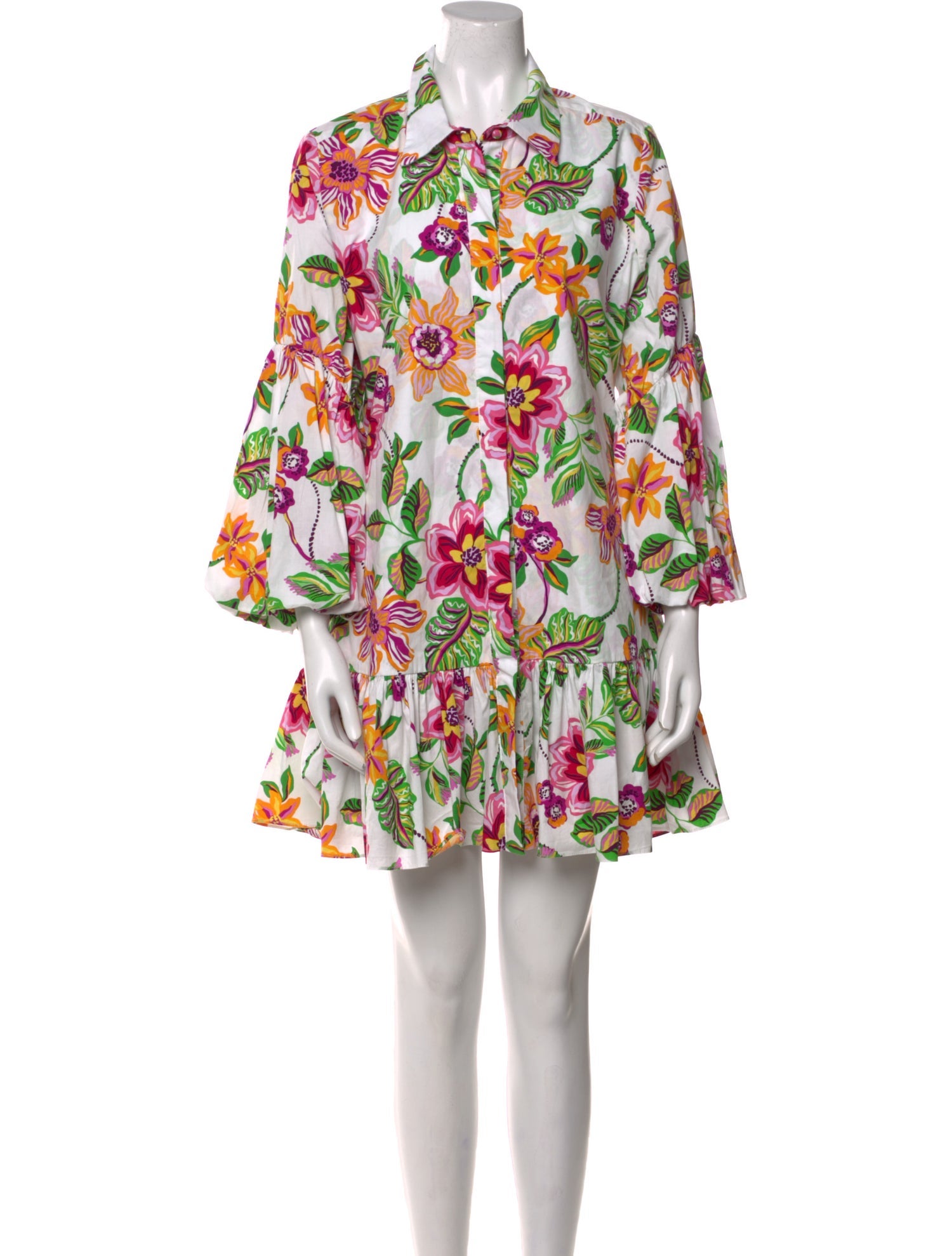 MISA Los Angeles Floral Print Mini Dress