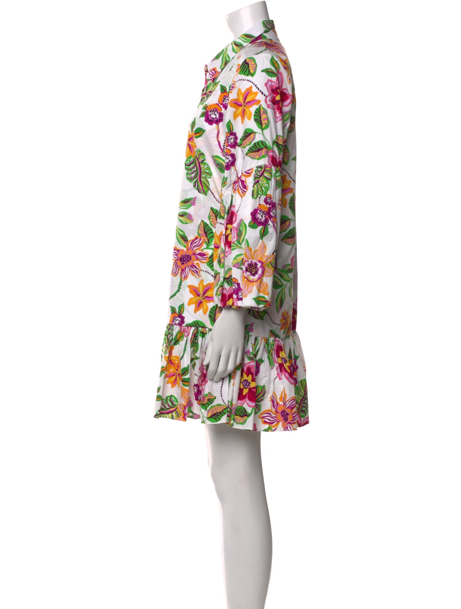 MISA Los Angeles Floral Print Mini Dress