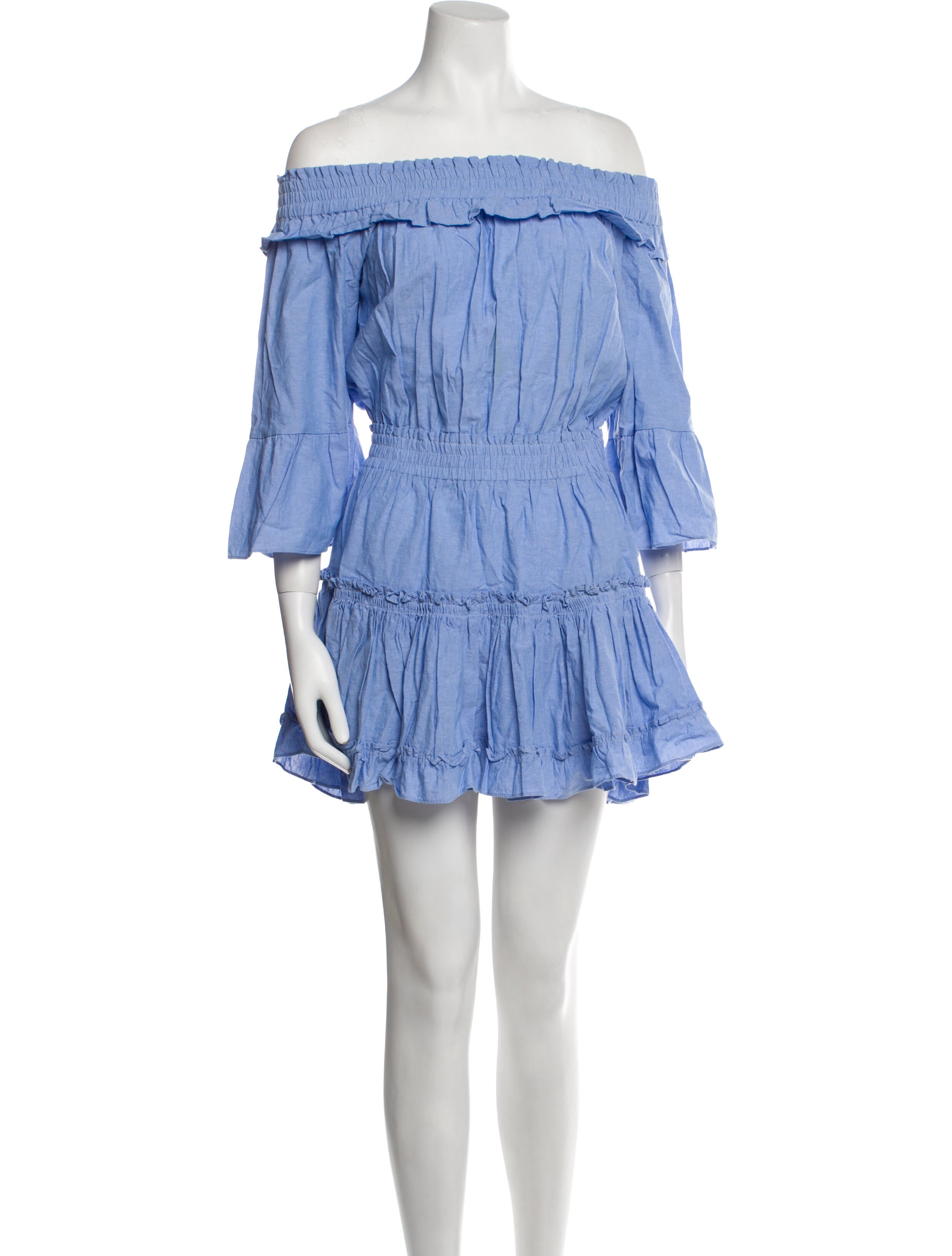 MISA Los Angeles Off-The-Shoulder Mini Dress