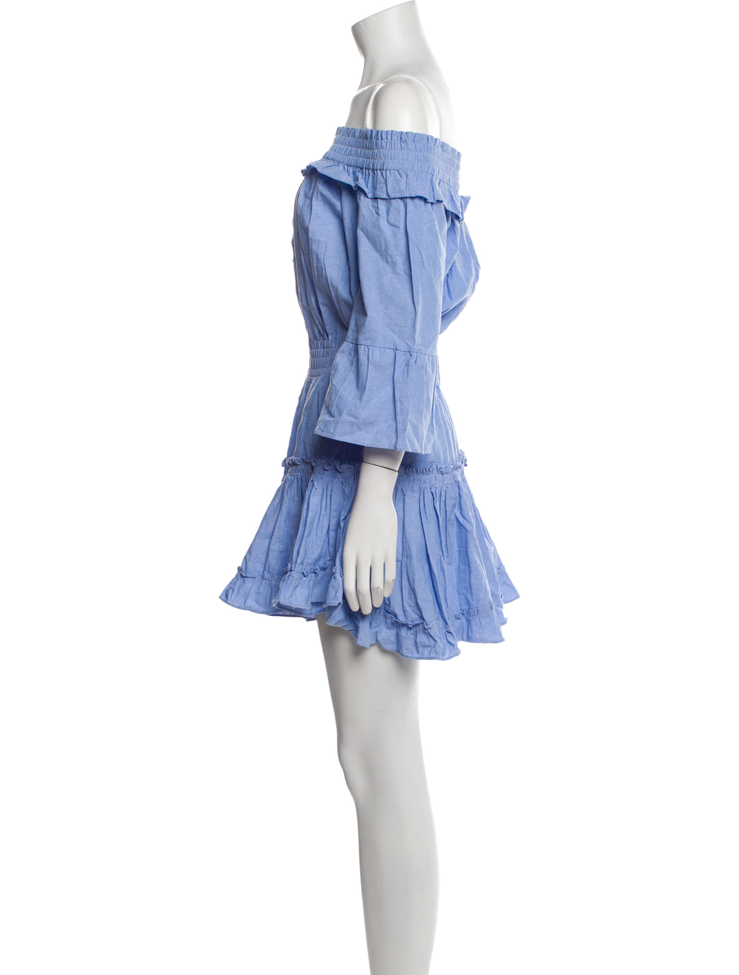 MISA Los Angeles Off-The-Shoulder Mini Dress