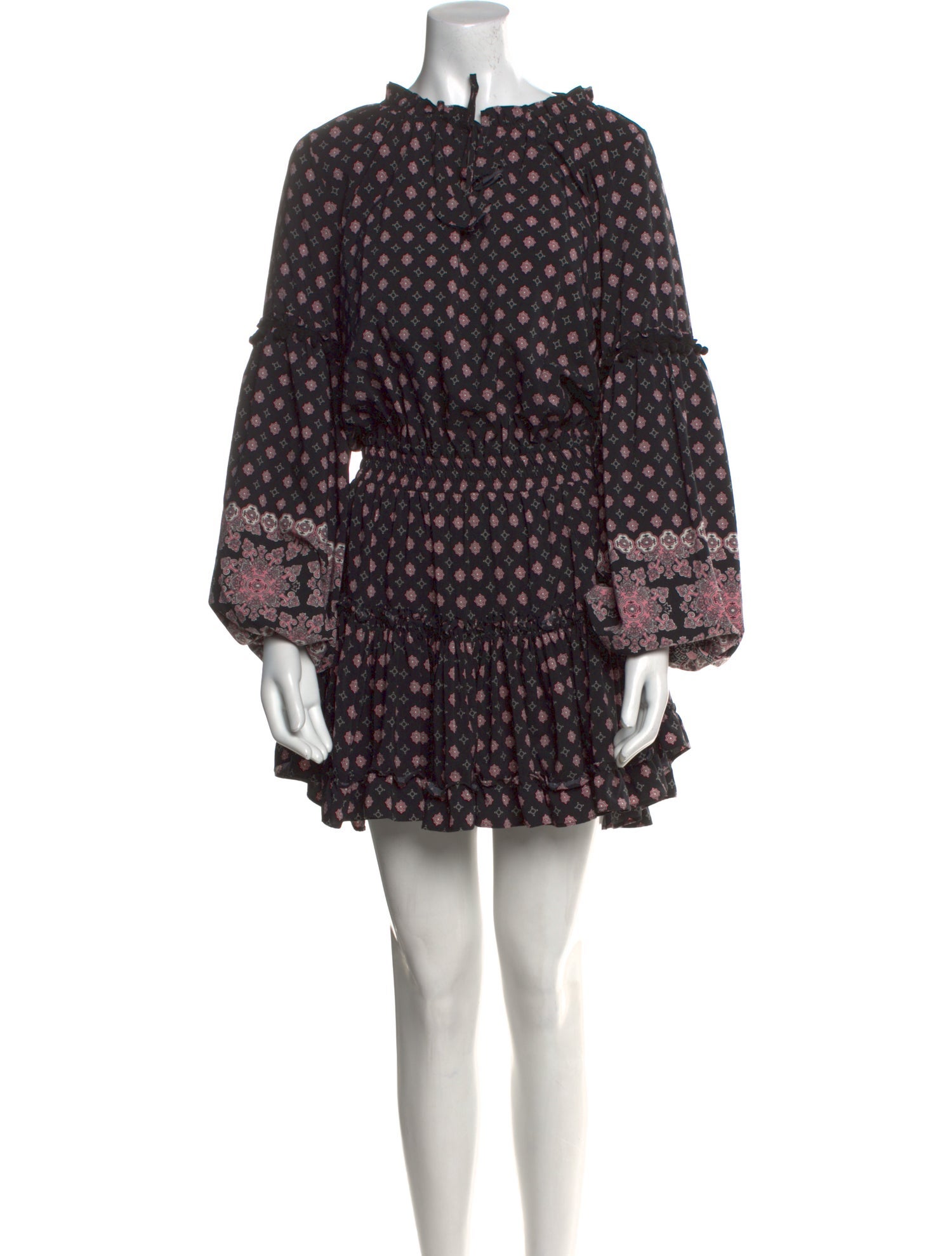 MISA Los Angeles Printed Mini Dress