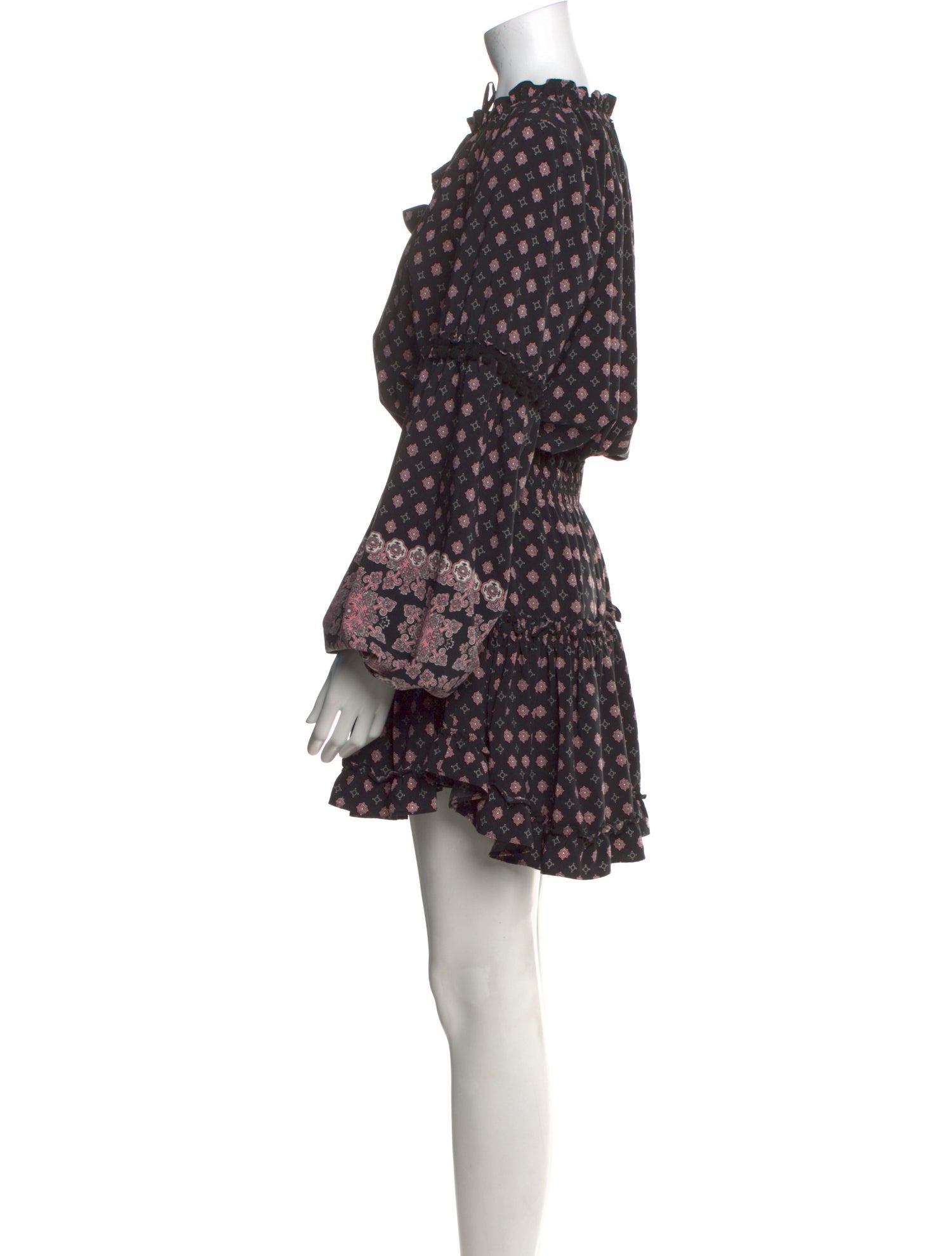 MISA Los Angeles Printed Mini Dress