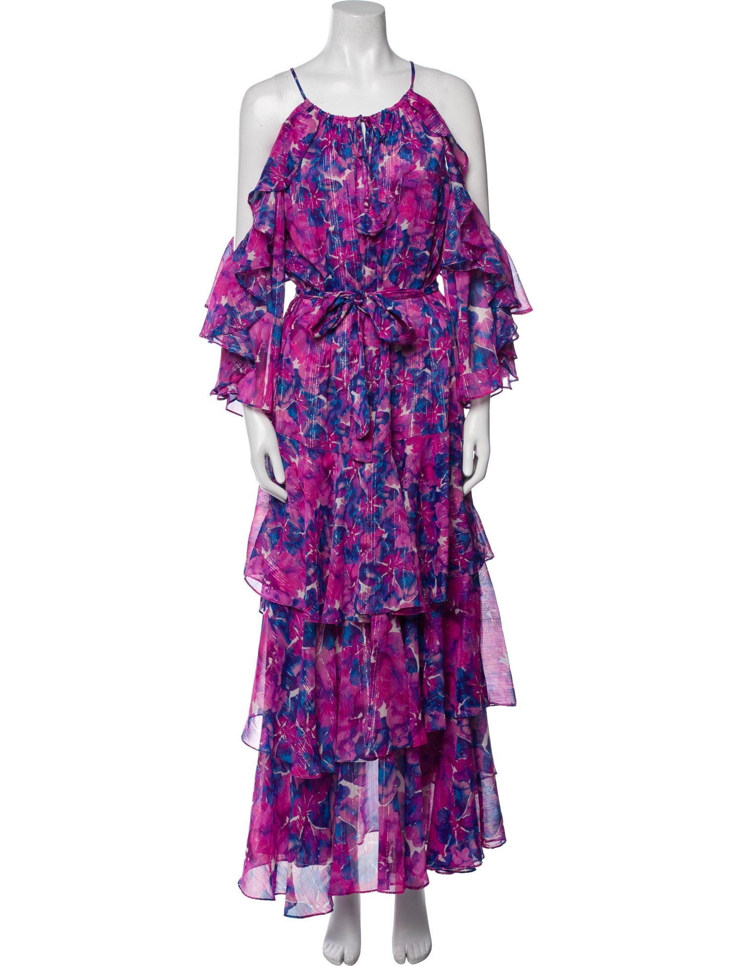 open lace back dress Kidada Dress Sunset Blooms main image 1