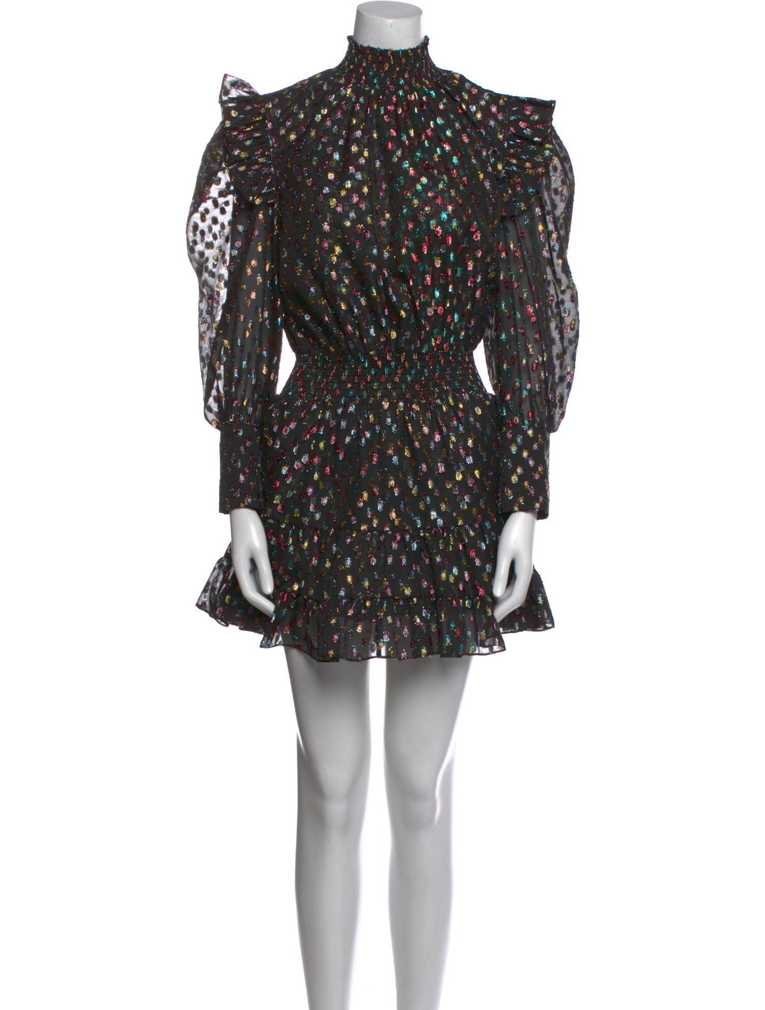 MISA Los Angeles Printed Mini Dress w/ Tags