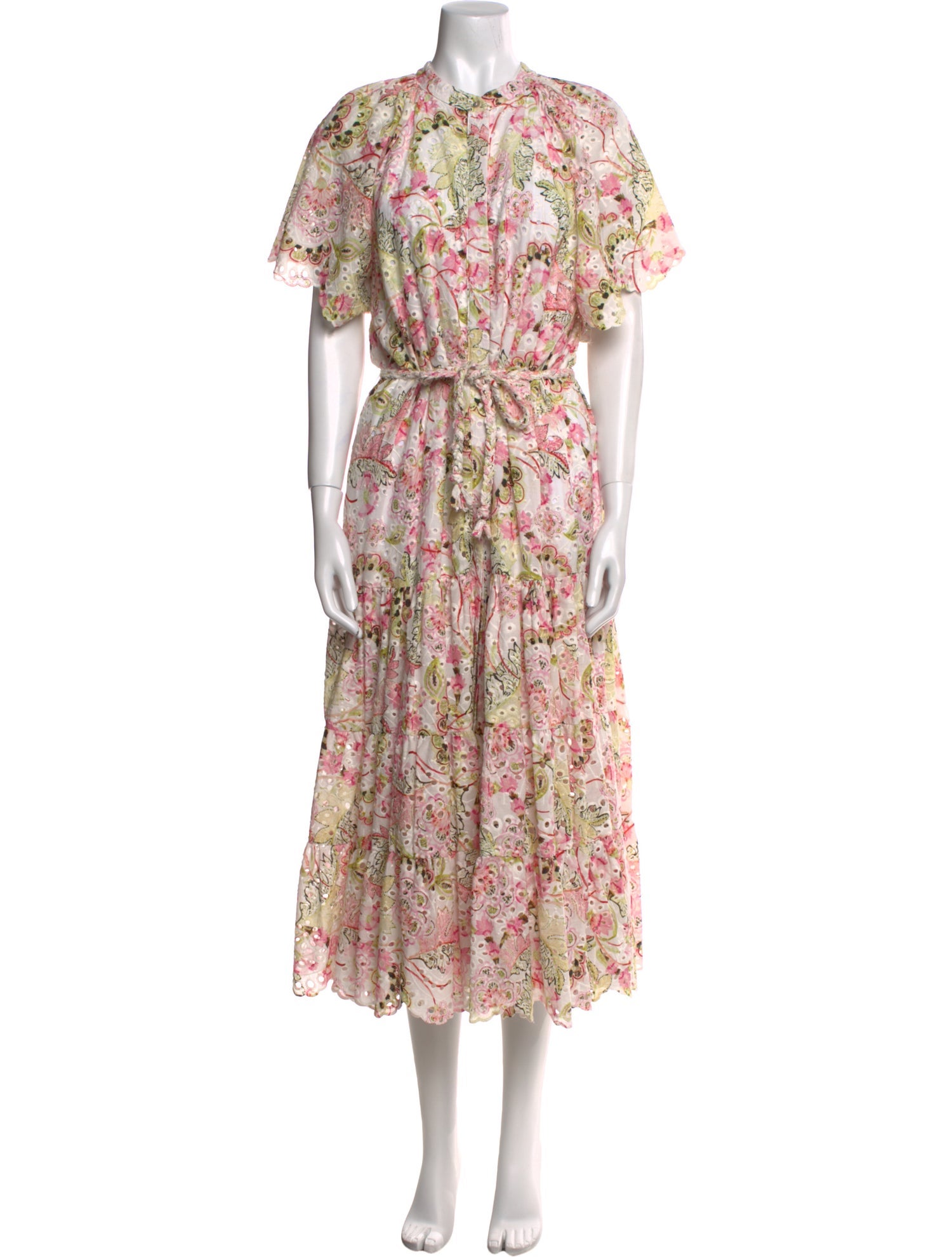 MISA Los Angeles Floral Print Long Dress