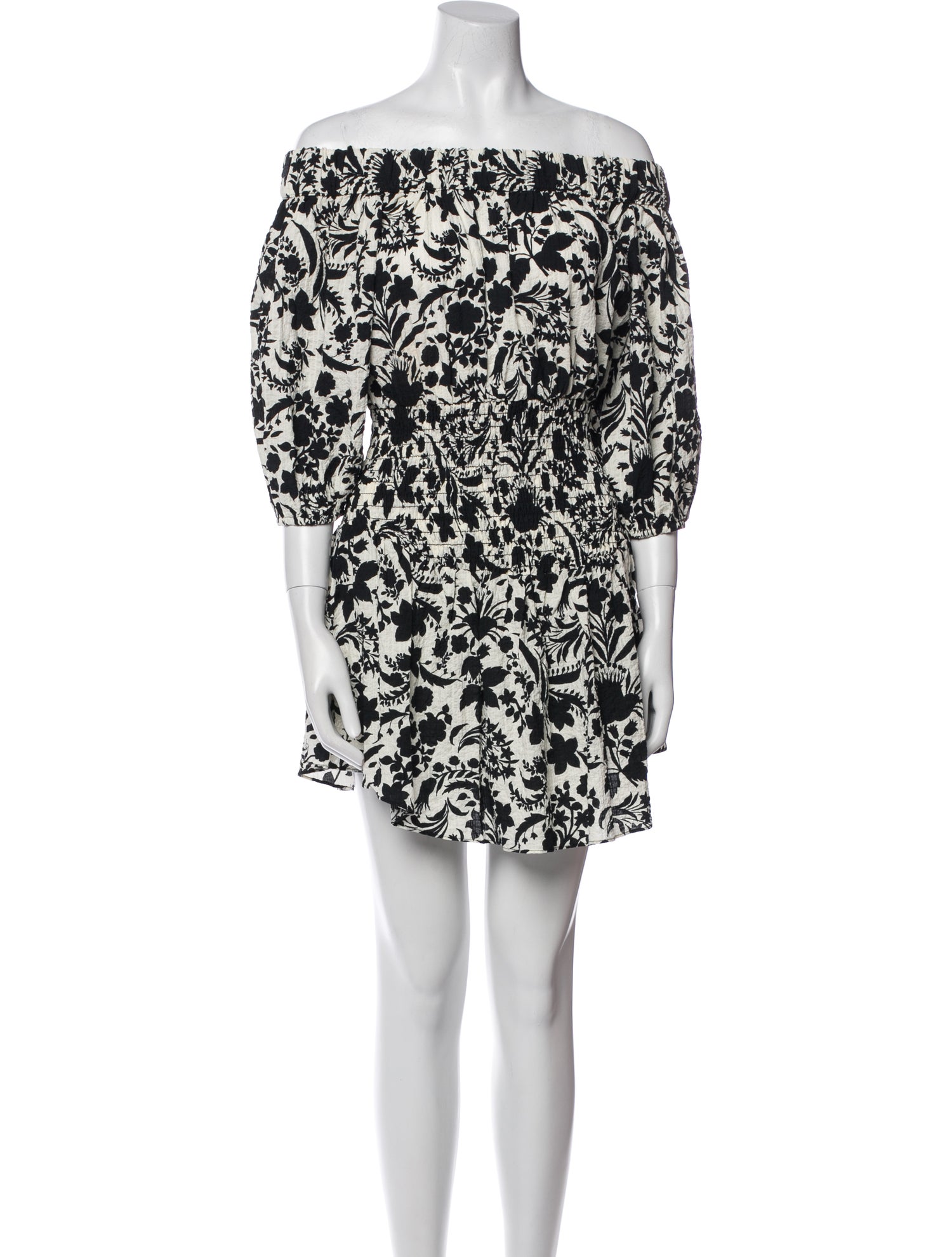 MISA Los Angeles Floral Print Mini Dress