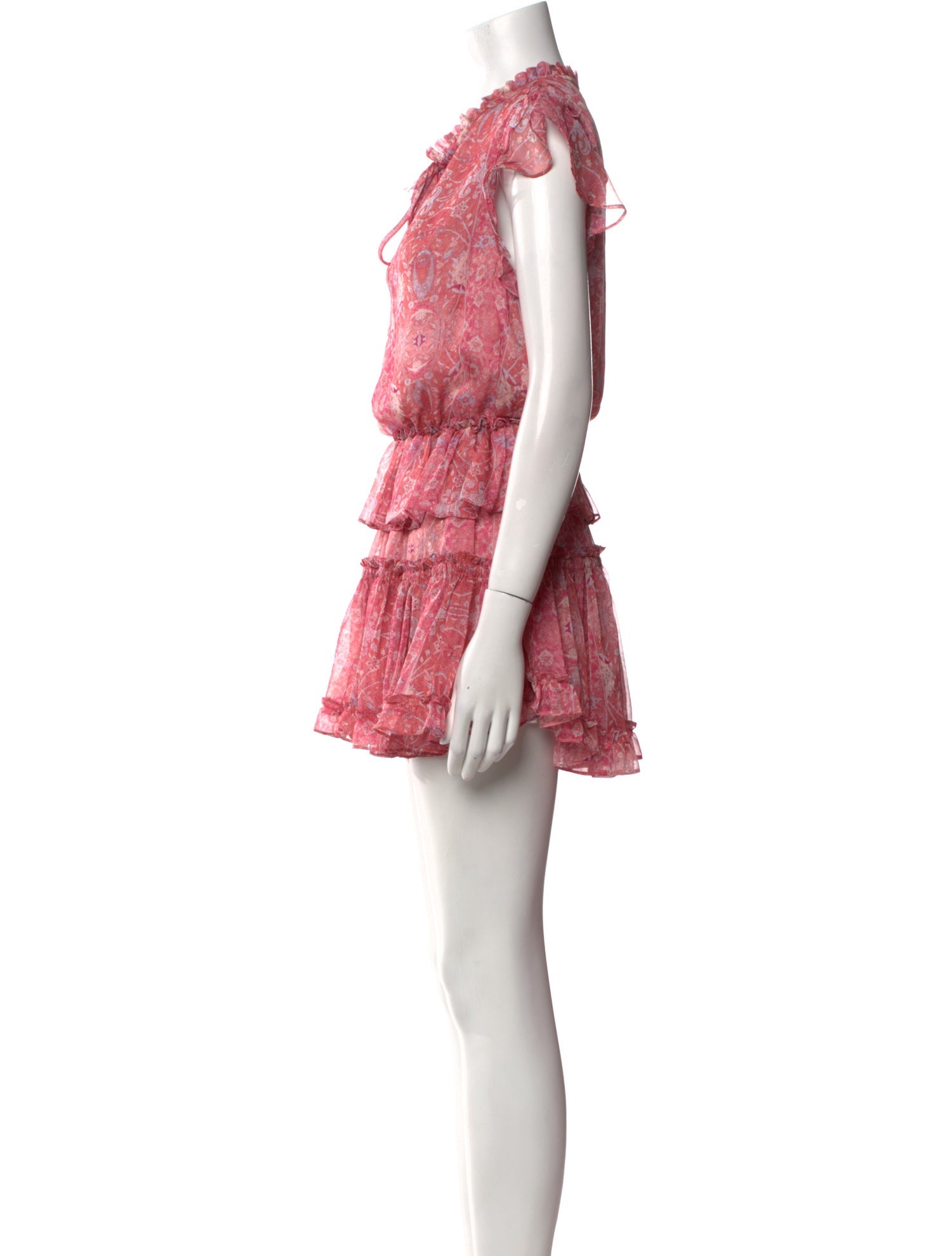 MISA Los Angeles Printed Mini Dress