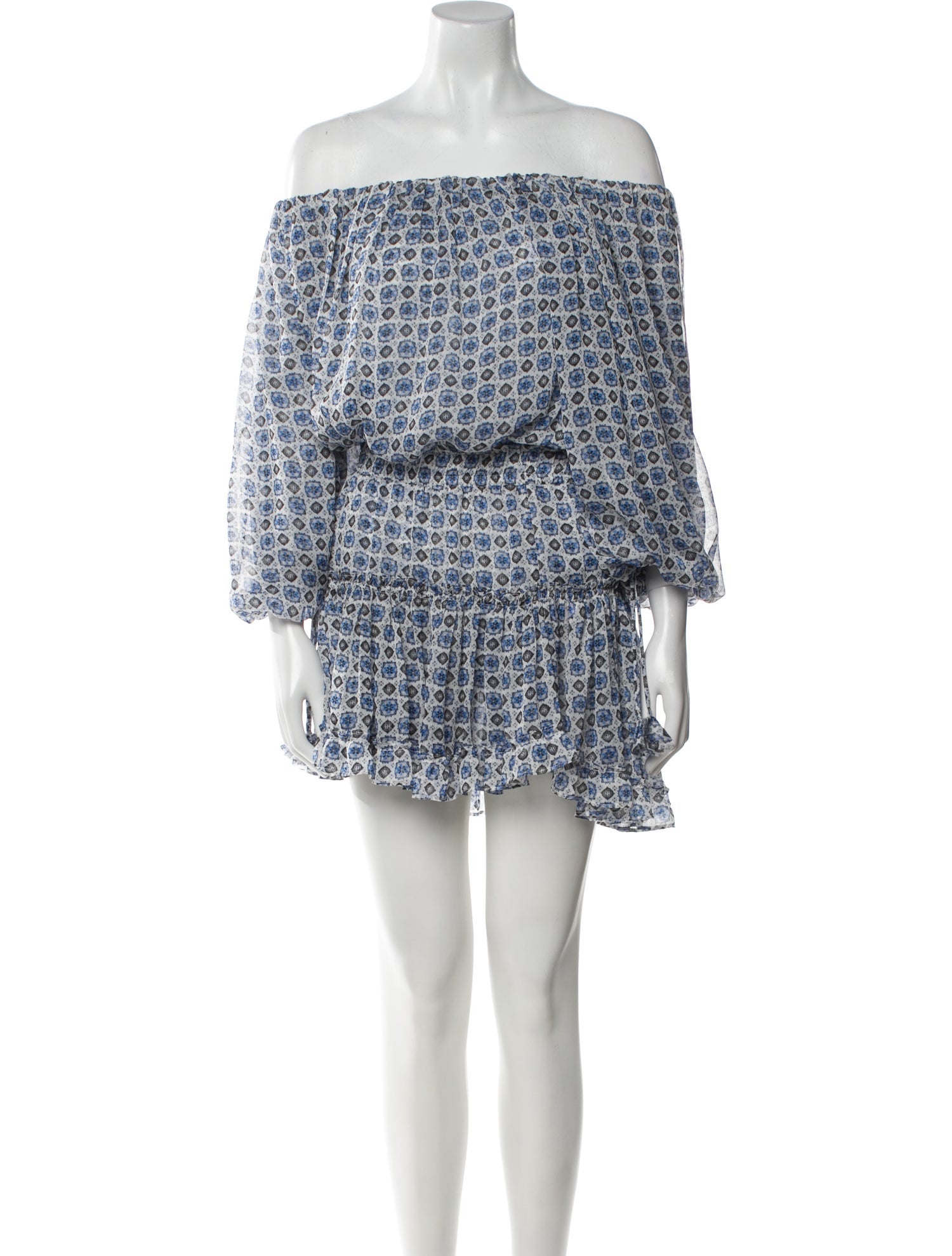 MISA Los Angeles Printed Mini Dress