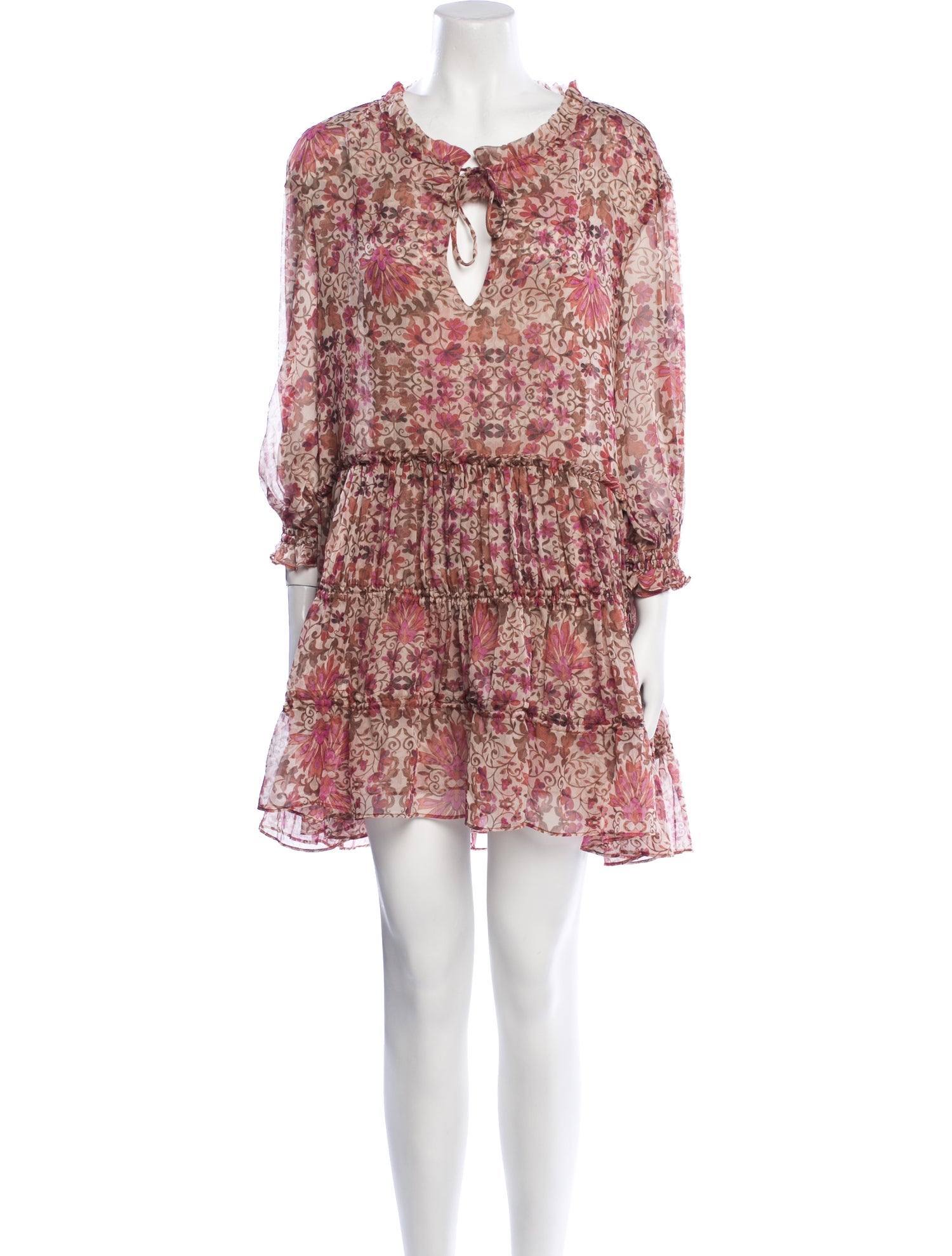 MISA Los Angeles Floral Print Mini Dress w/ Tags
