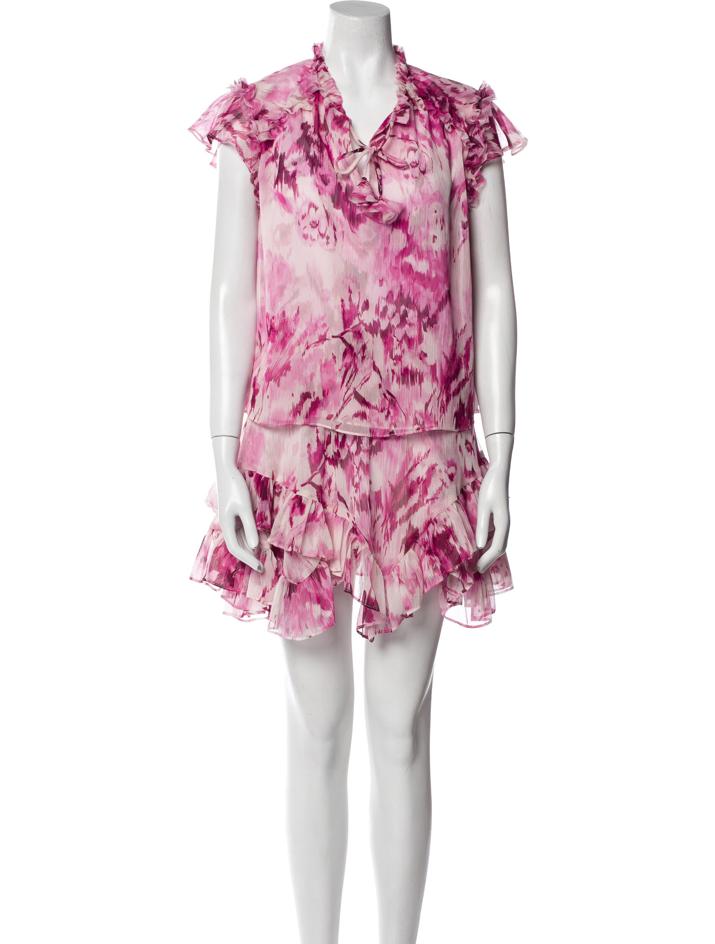 MISA Los Angeles Printed Skirt Set