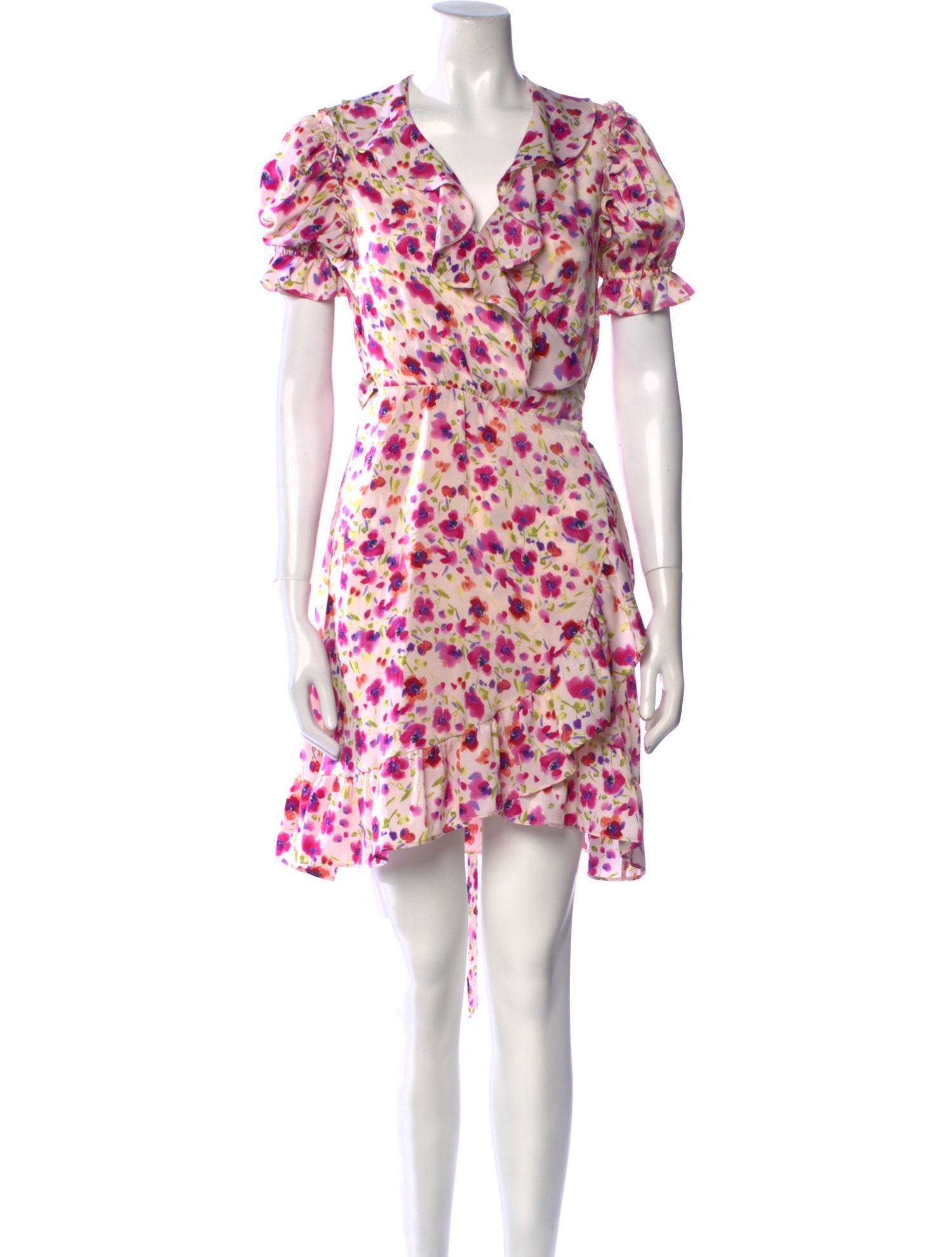 MISA Los Angeles Floral Print Mini Dress