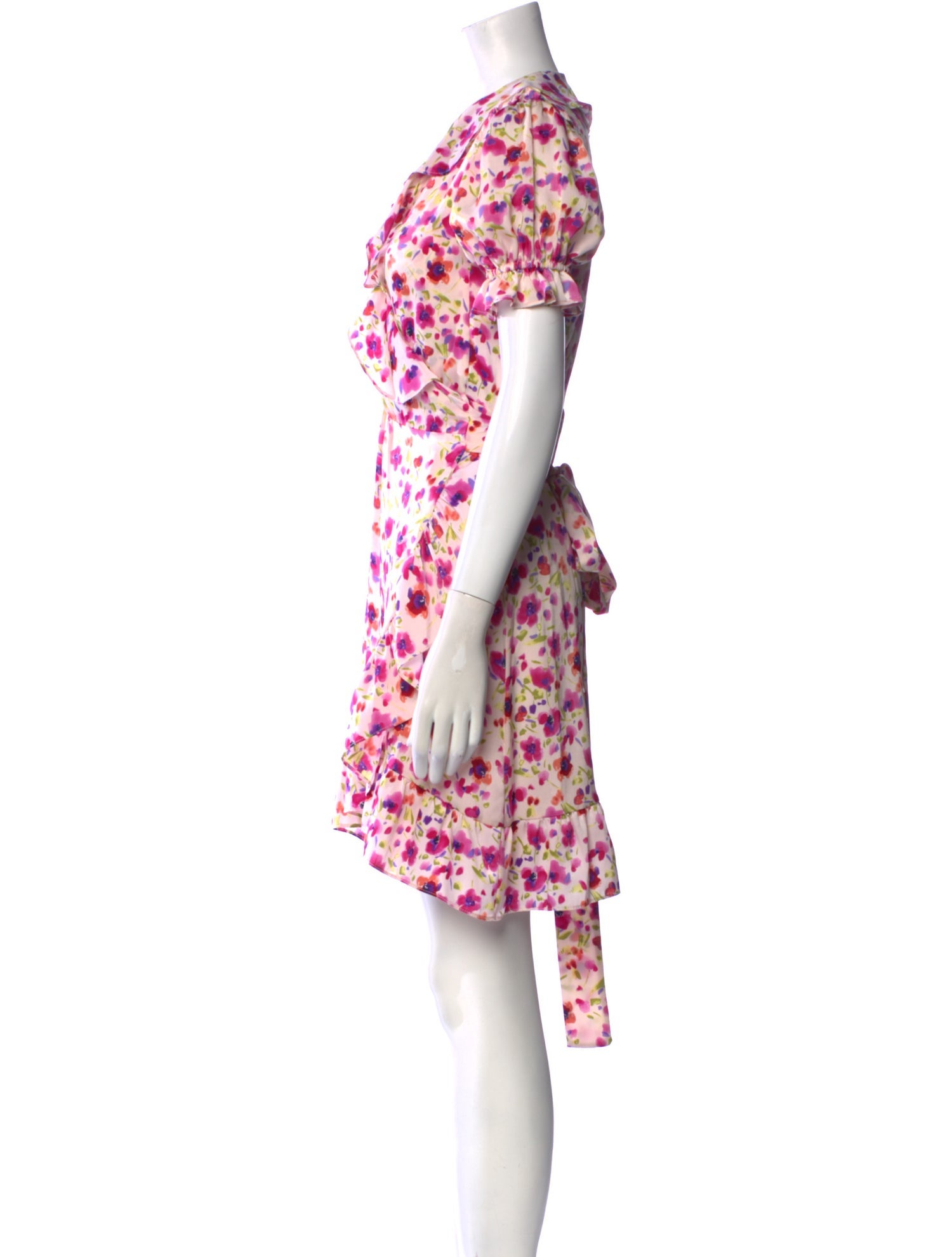 MISA Los Angeles Floral Print Mini Dress