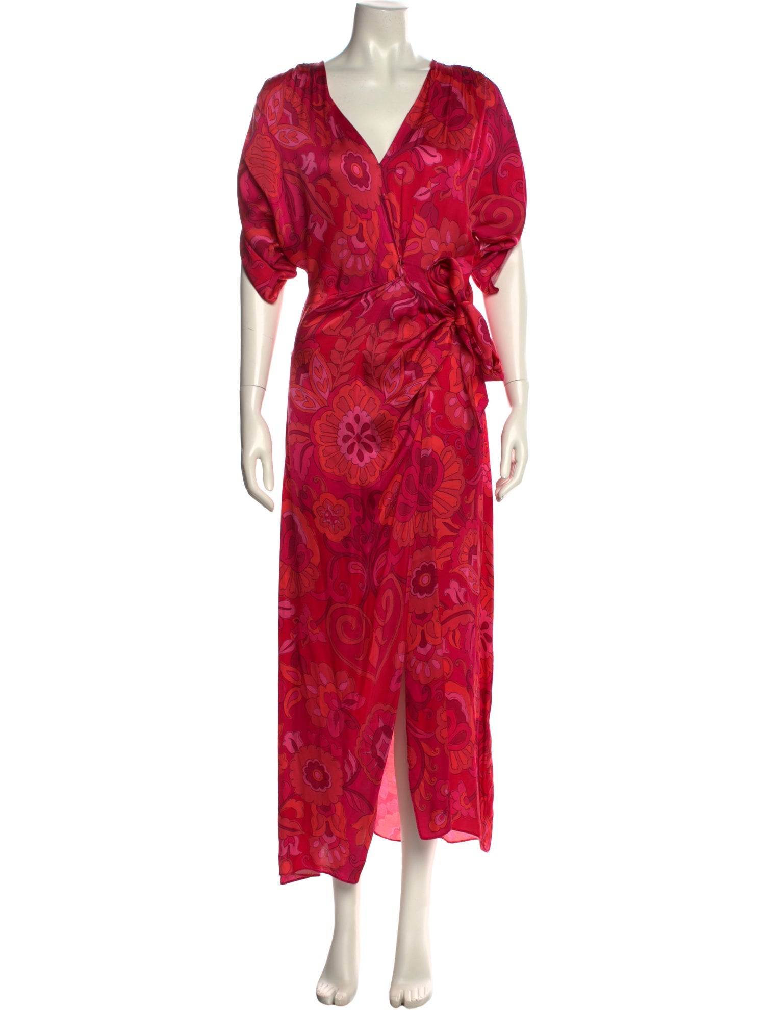 MISA Los Angeles Floral Print Long Dress