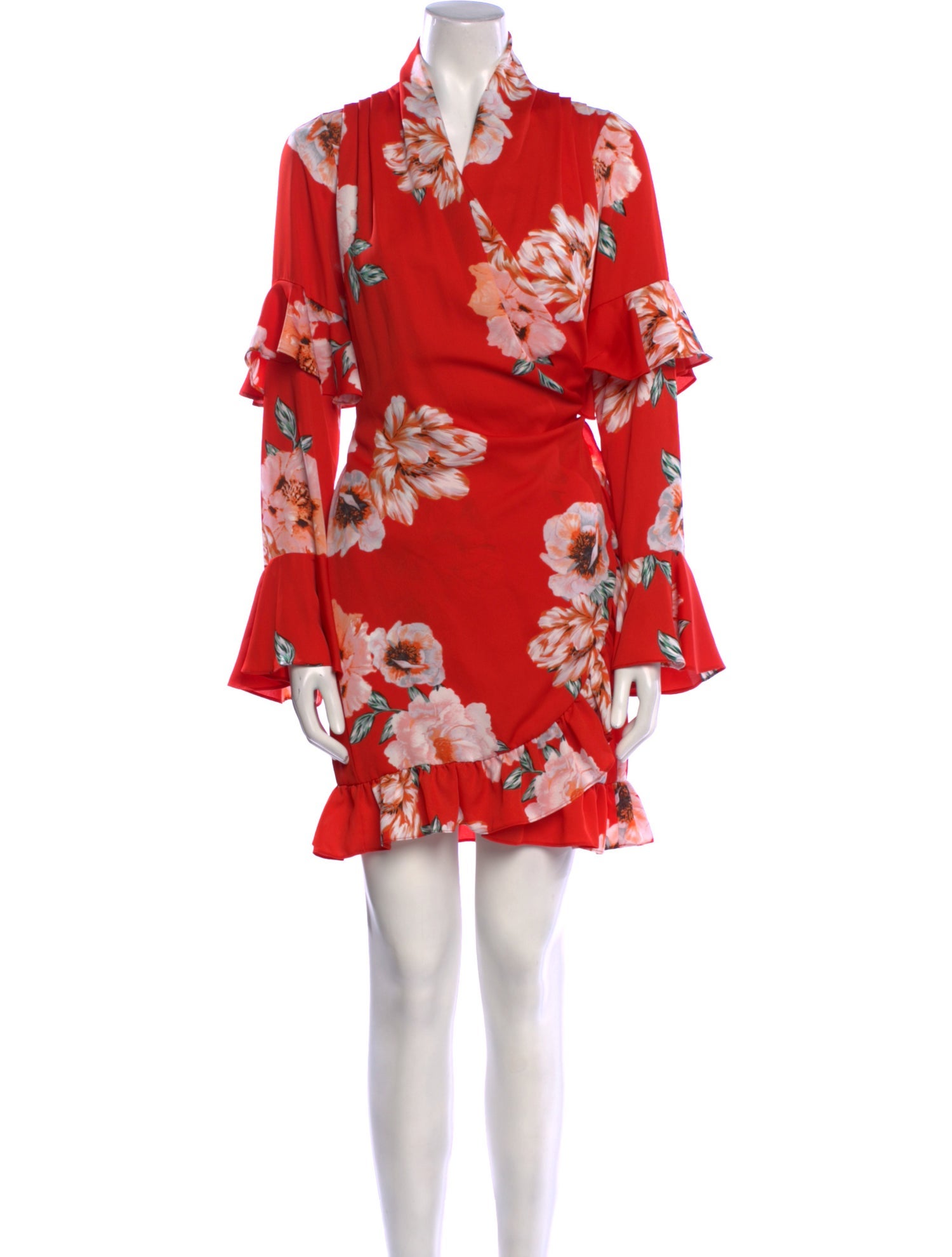 MISA Los Angeles Floral Print Mini Dress