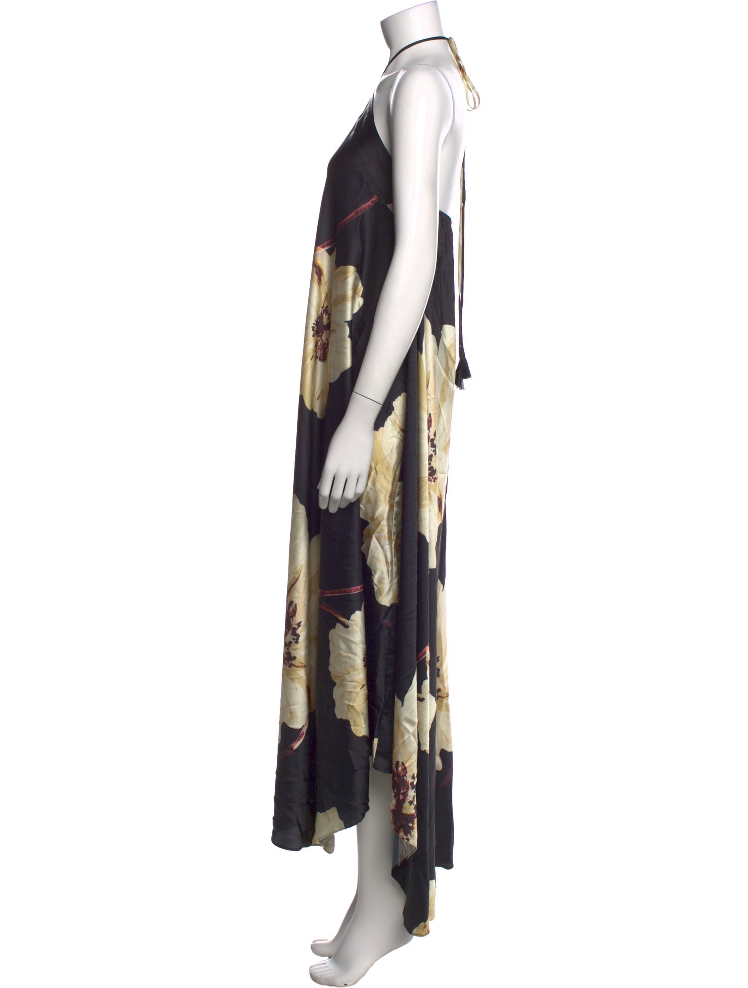 MISA Los Angeles Floral Print Long Dress