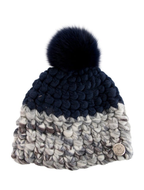 Mischa Lampert Pattern Print Wool Knit Beanie