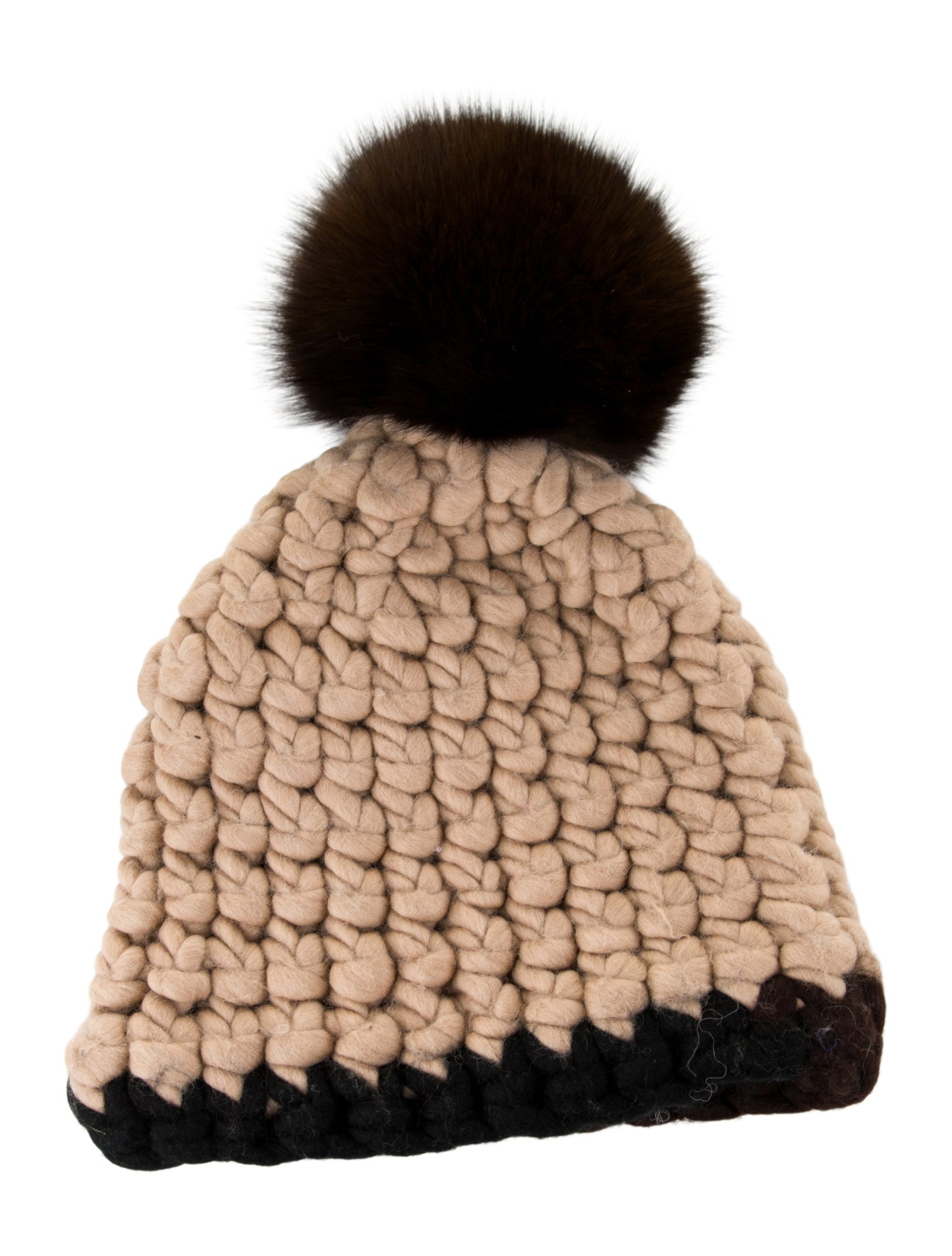 Mischa Lampert Knit Pom Pom Beanie