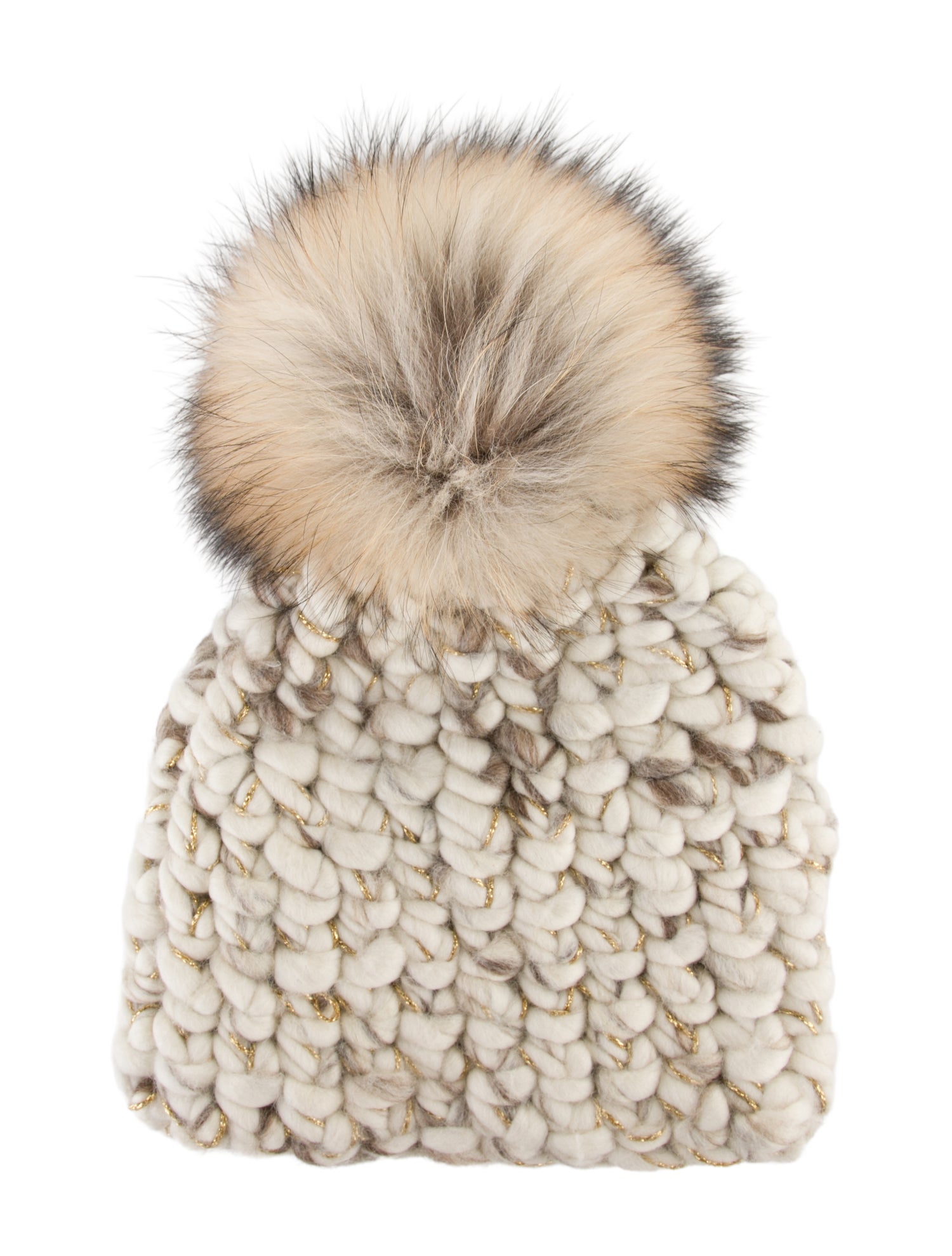 Mischa Lampert Merino Wool Hand Knitted Winter Hat