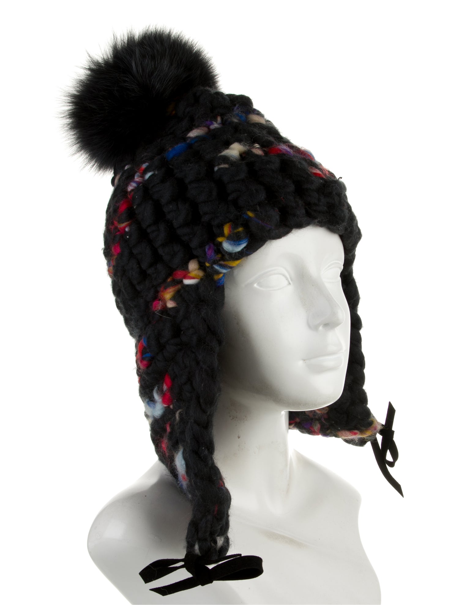 Mischa Lampert Merino Wool Hand Knitted Winter Hat
